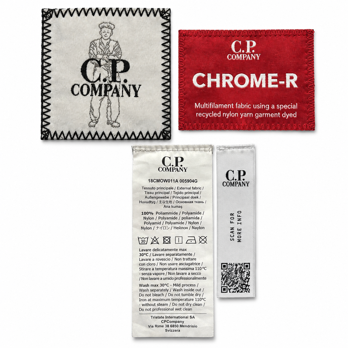 CP Company Chrome-R Hooded Lens Jacket Black (XL)
