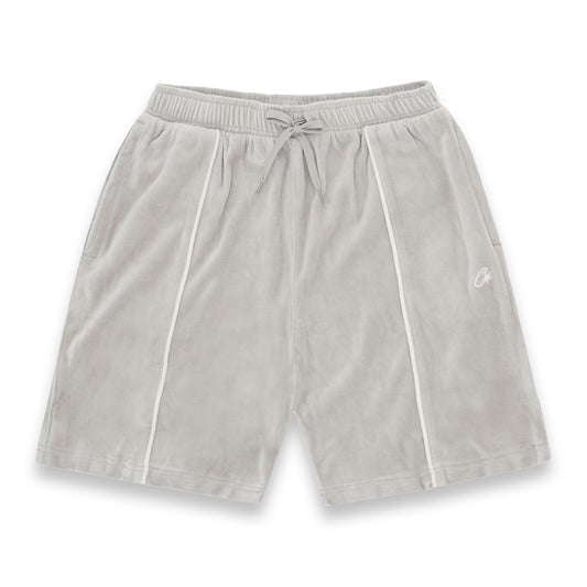 Pantaloncini Corteiz Uptown Velour Grey (Medium)