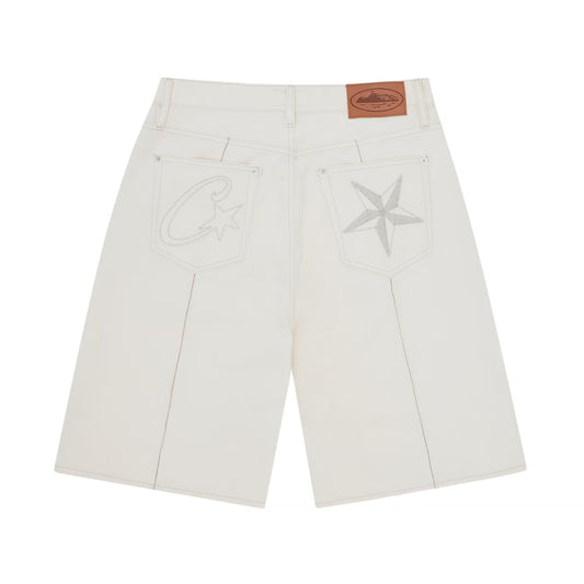 Corteiz Jorts C-Star White (W32)