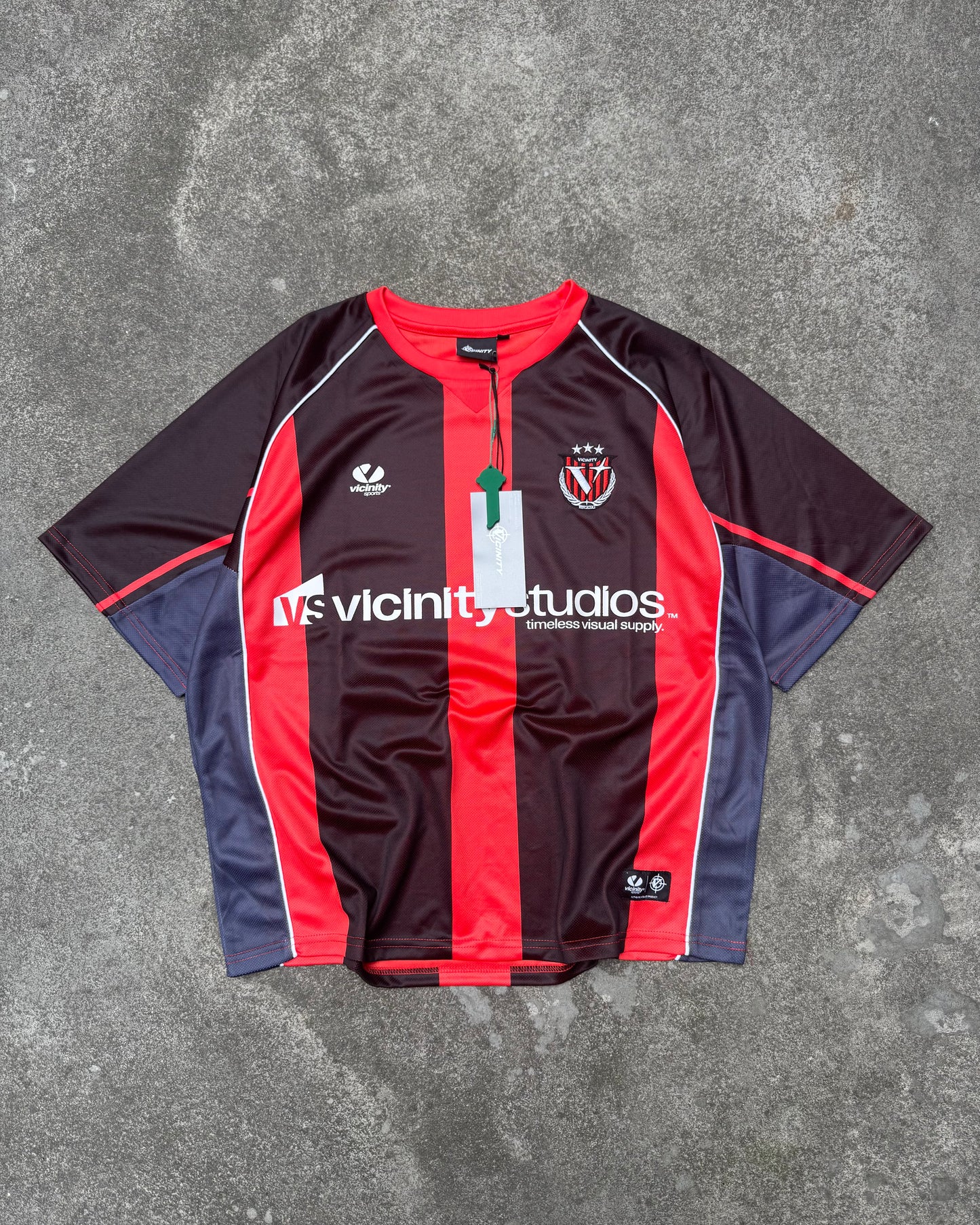 Vicinity Red Derby Jersey (Small)
