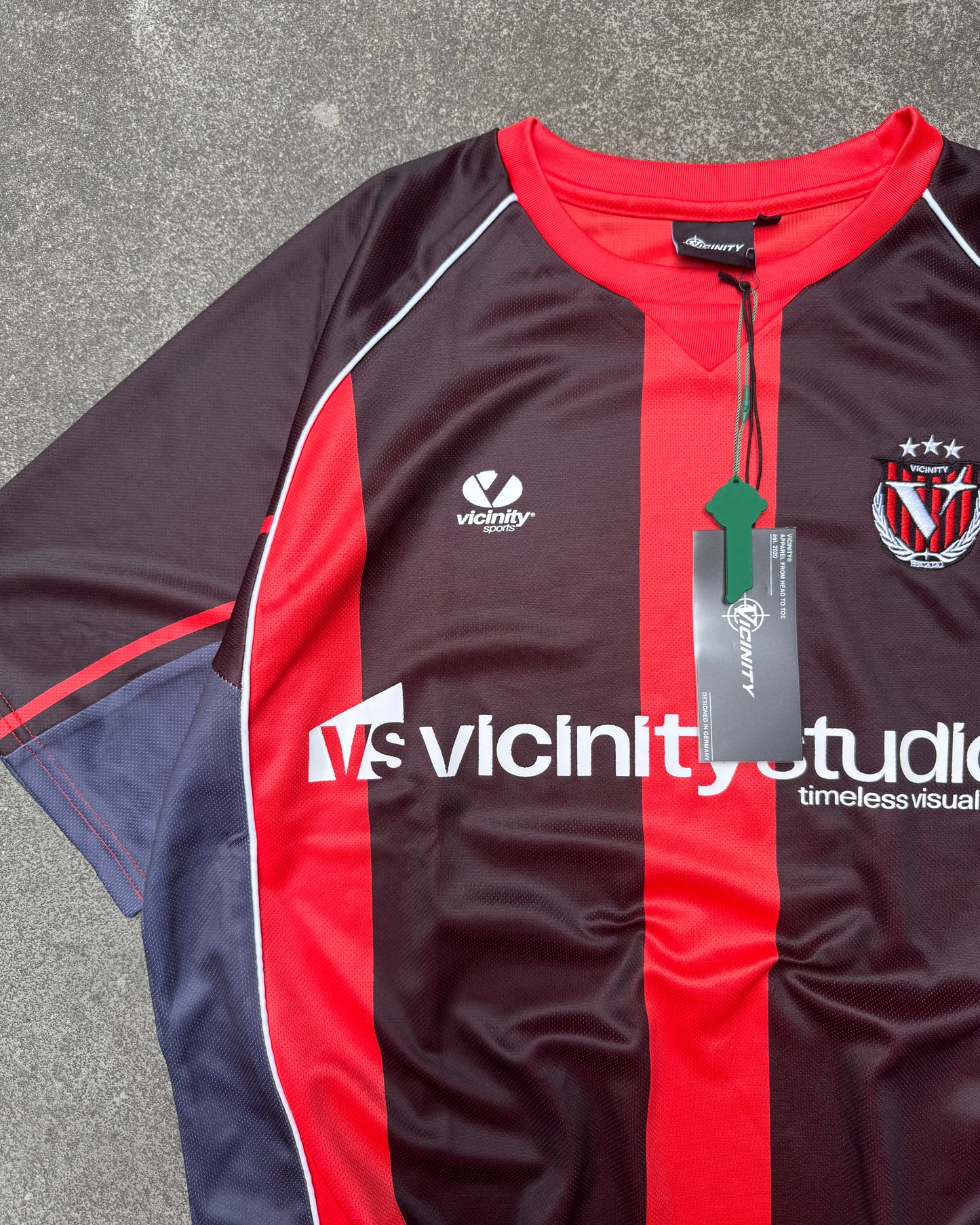 Vicinity Red Derby Jersey (Small)