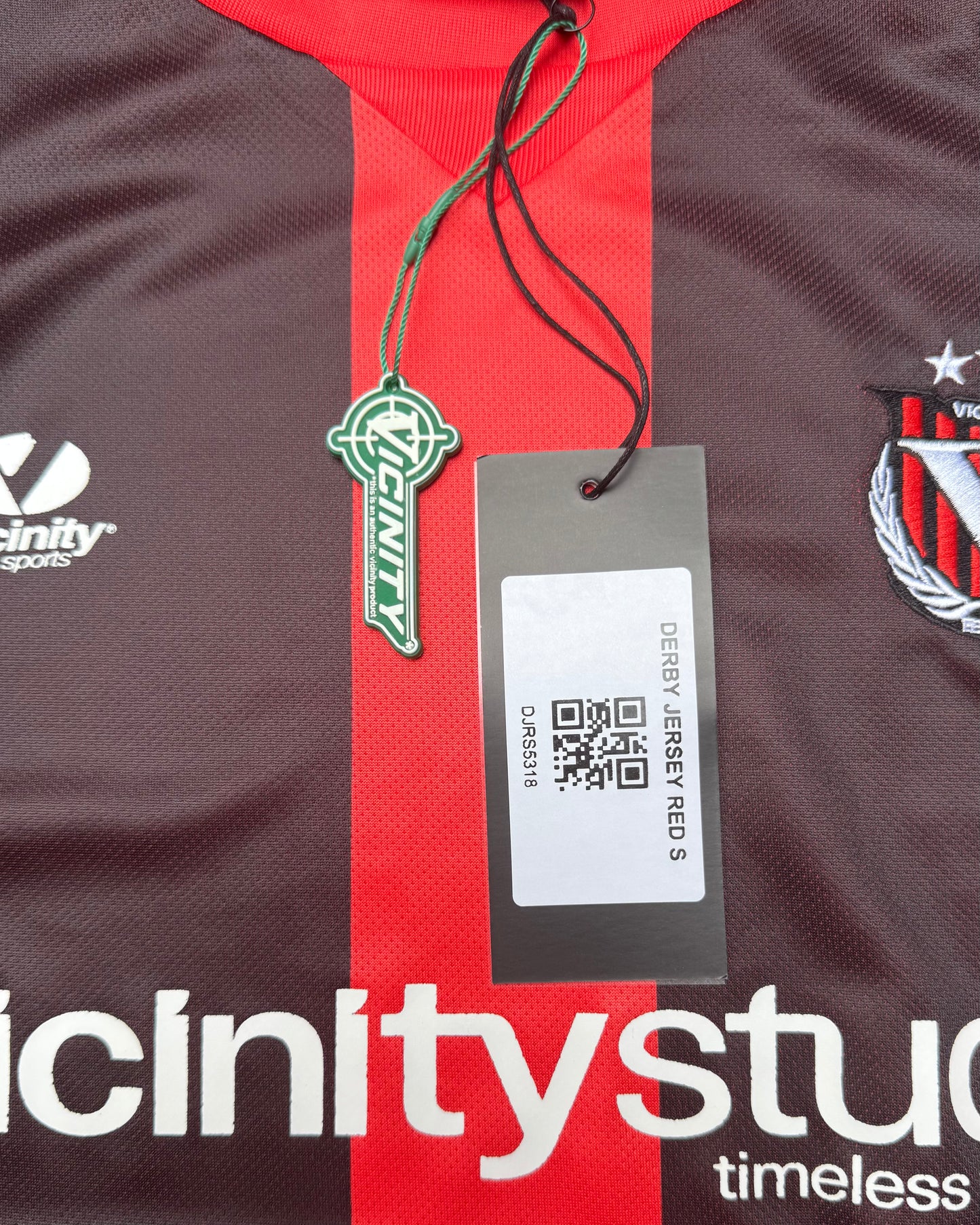 Vicinity Red Derby Jersey (Small)
