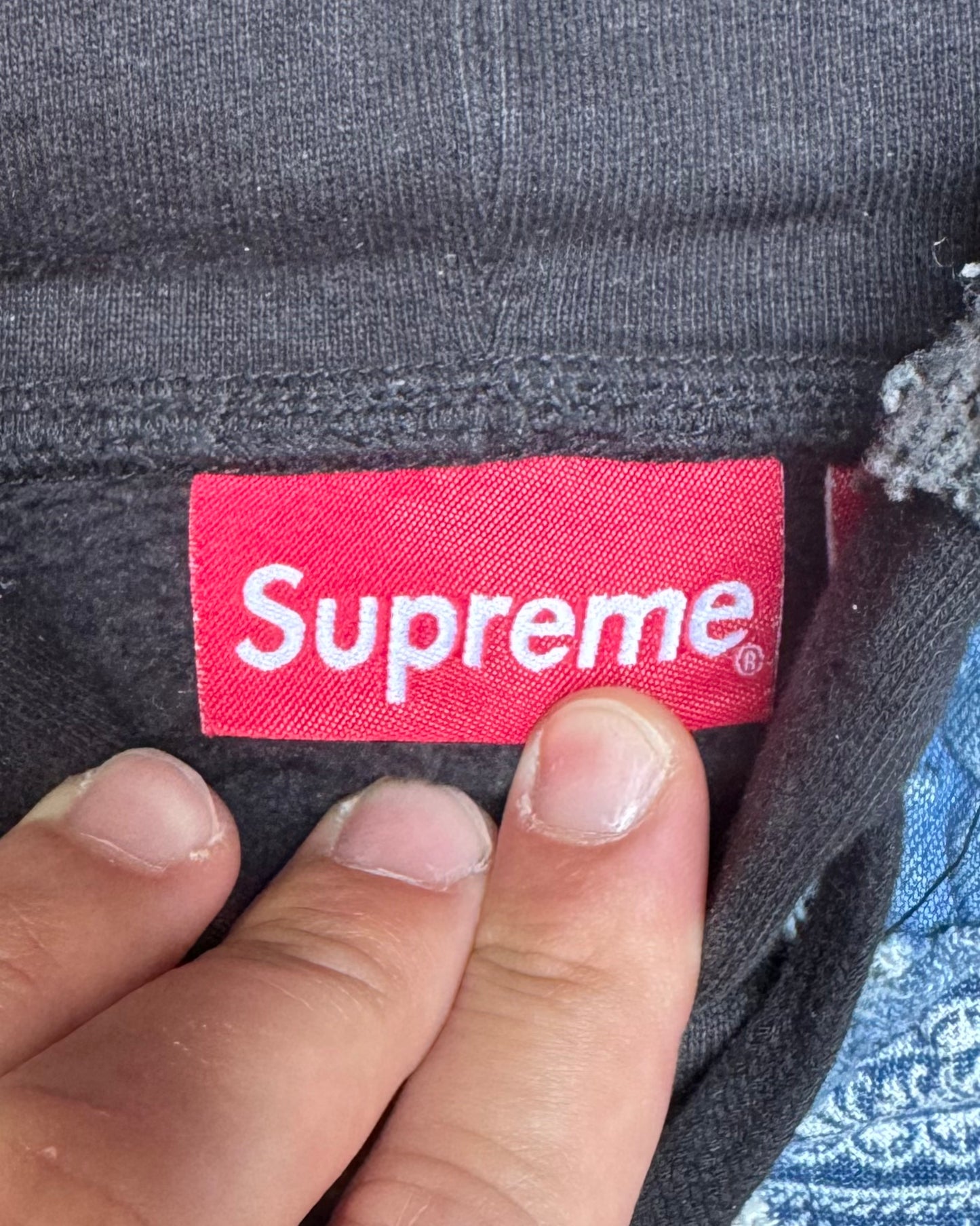 Supreme Patchwork Hoodie (Large)