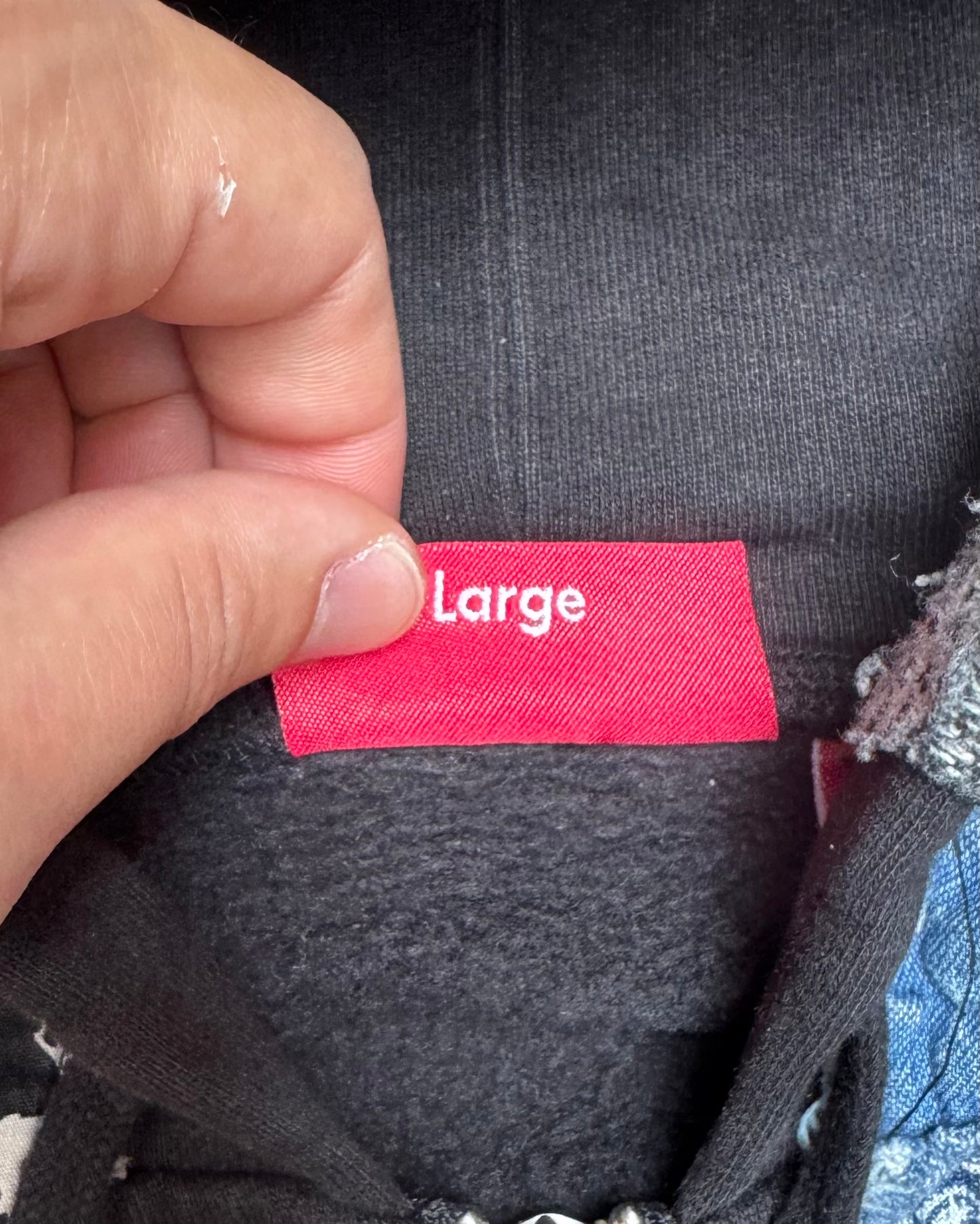 Supreme Patchwork Hoodie (Large)