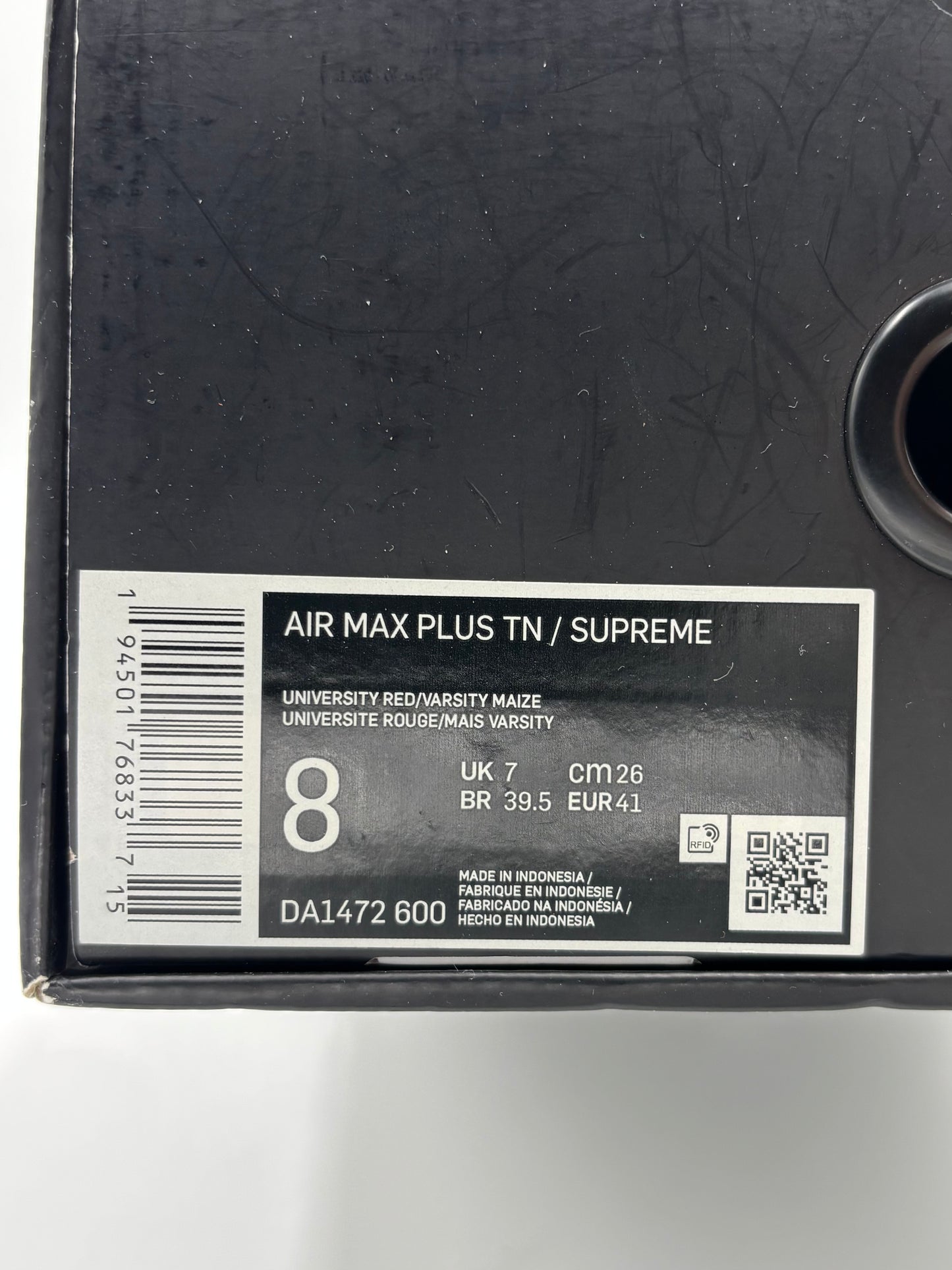 Nike Air Max Plus TN Supreme Red (41 EU / 7 UK)