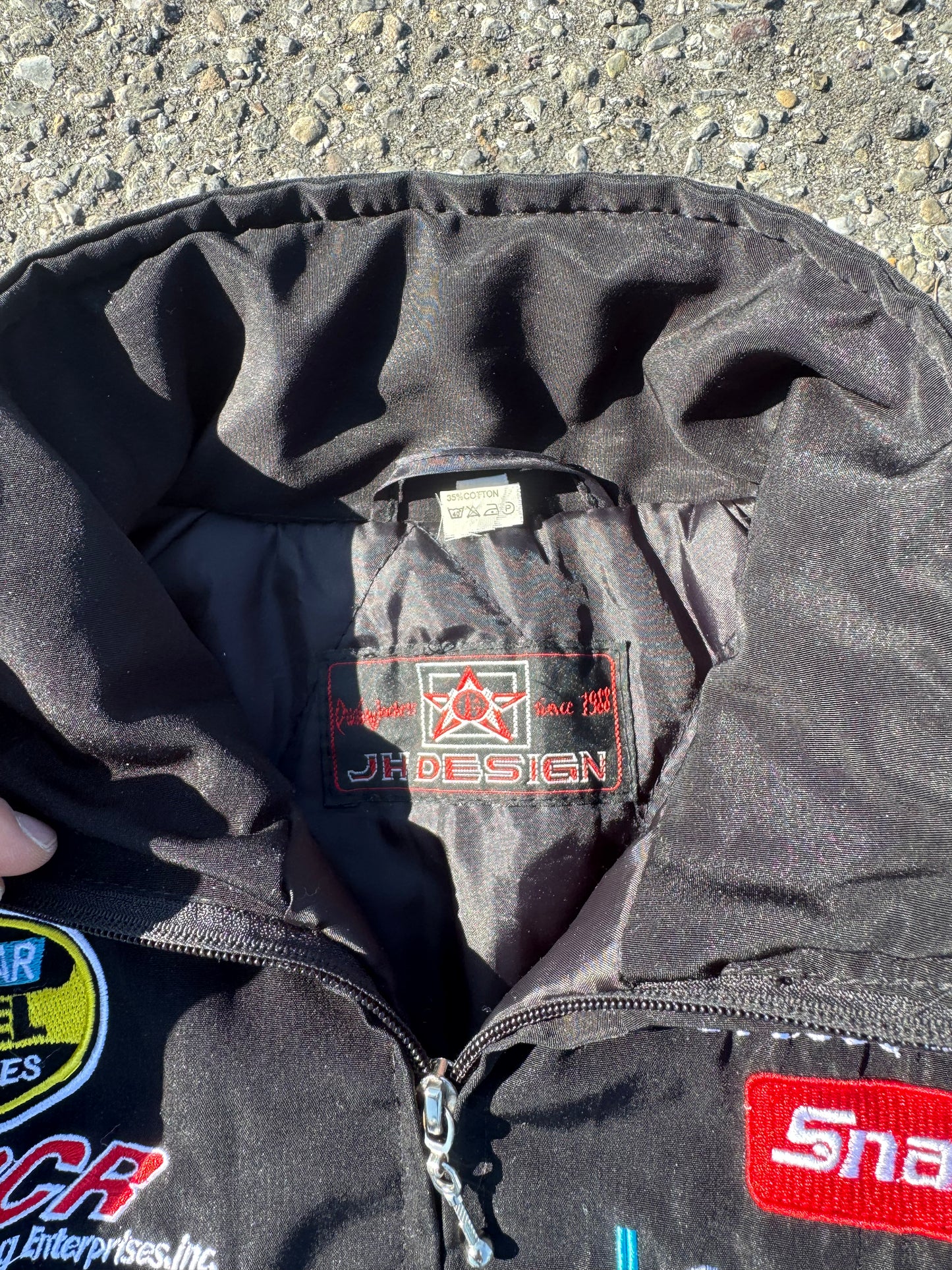 Nascar vintage racing Jacket Embroidered Jack & Daniels (Medium)