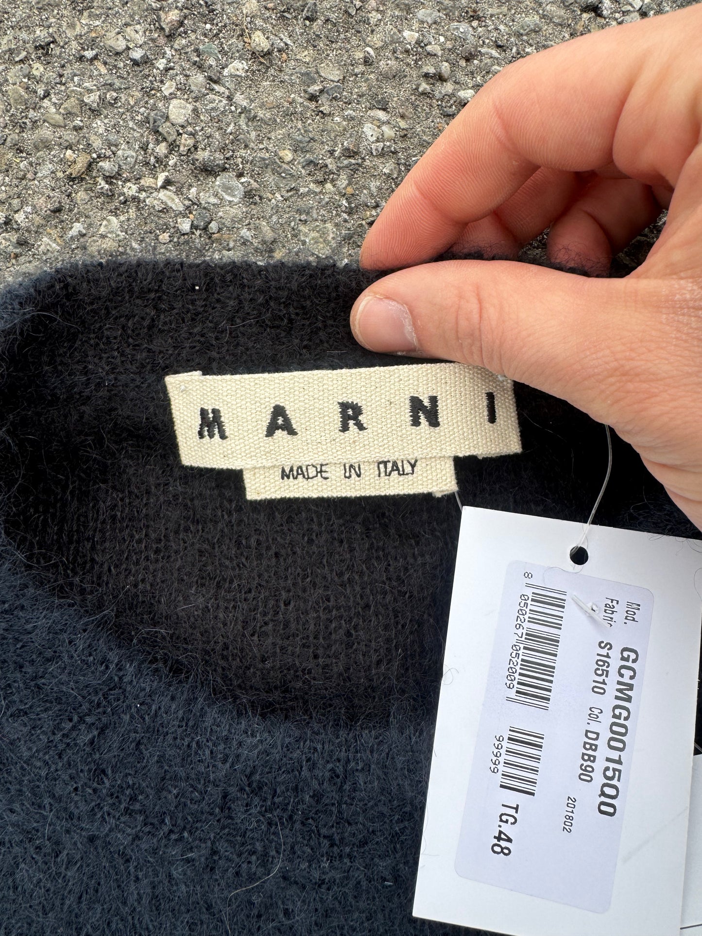 Marni Mohair sweater Blue navy (48)