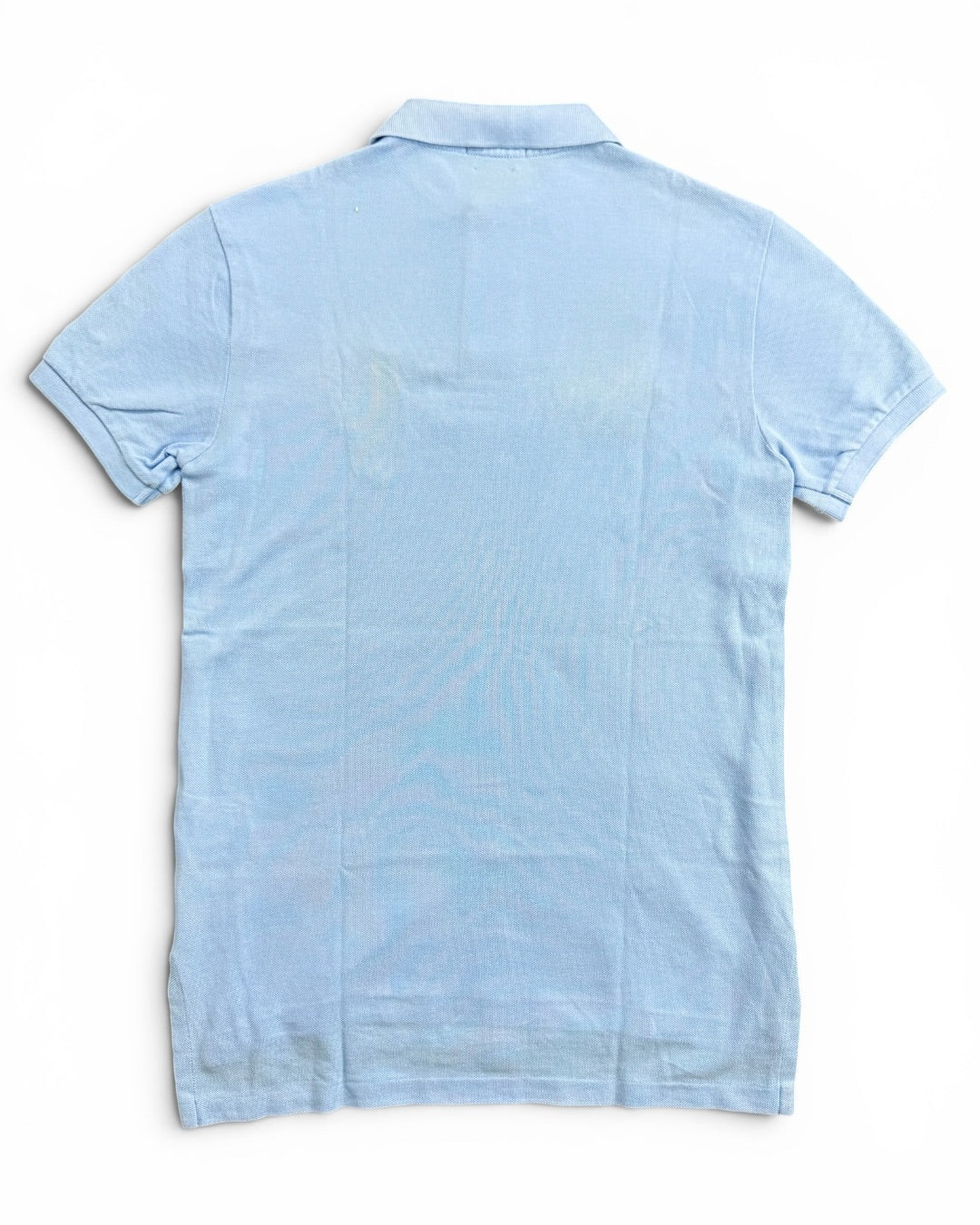 Ralph Lauren Diagonal Stripe Light Blue Polo (Small)