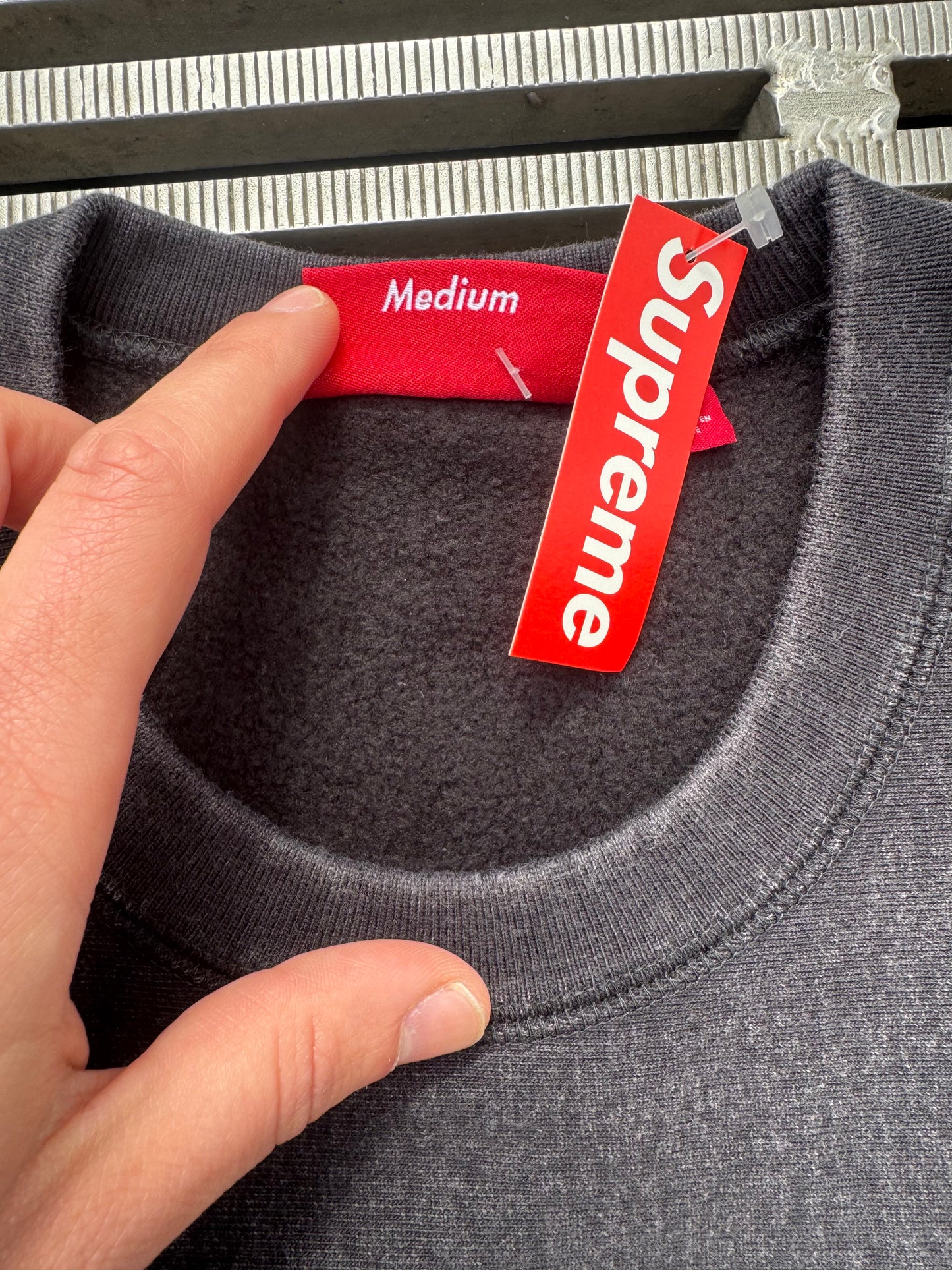Supreme Box Logo Crewneck Black (M)