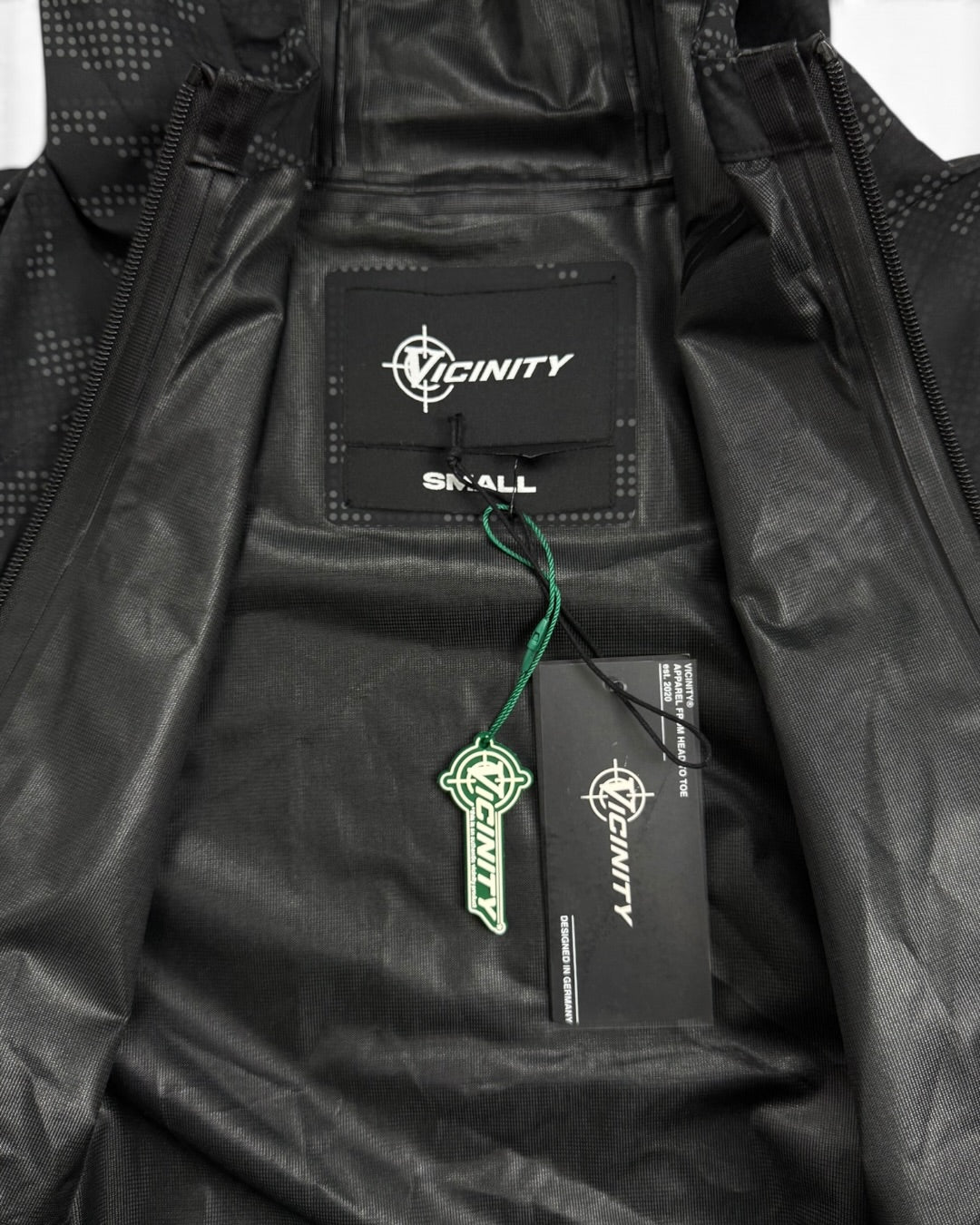 Vicinity Track Jacket Dotted Black
