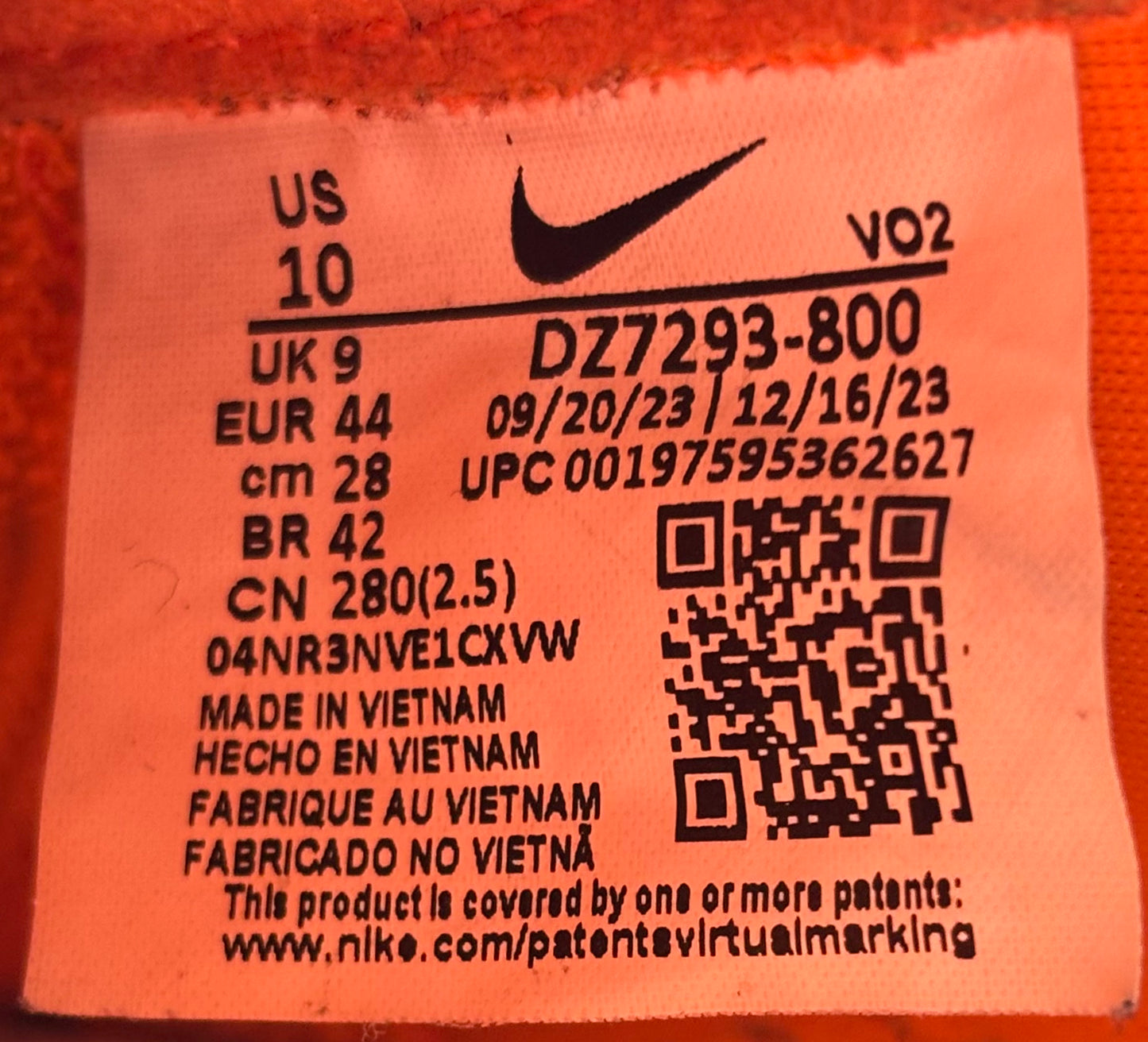 Nike Nocta Hot Step 2 Orange (44 EU / 9 UK)