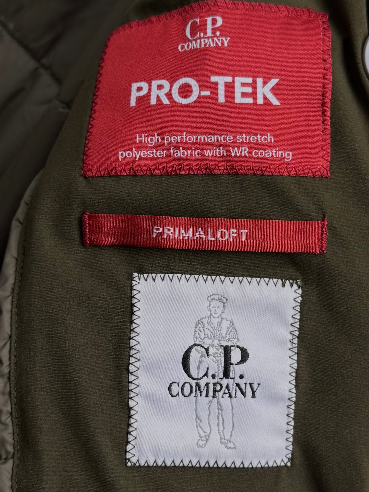 CP Company Pro-Tek Olive Green Jacket (Small)