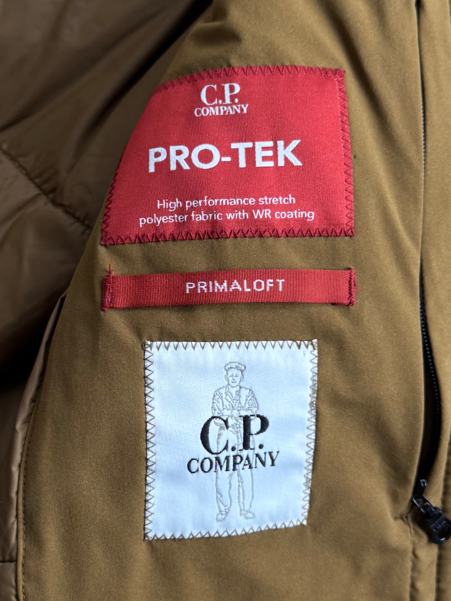 CP Company Pro-Tek Brown Beige Jacket (Small)
