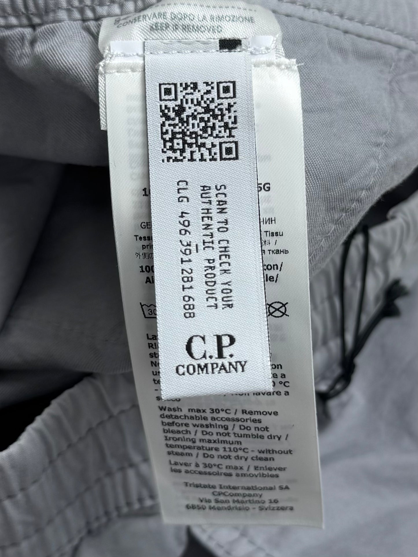 CP Company Cargo Pant in Nylon Grey (Medium)