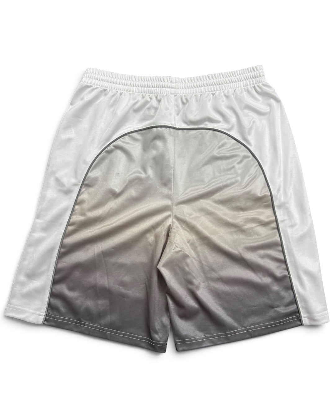 One Block Down White & Silver Shorts (S)