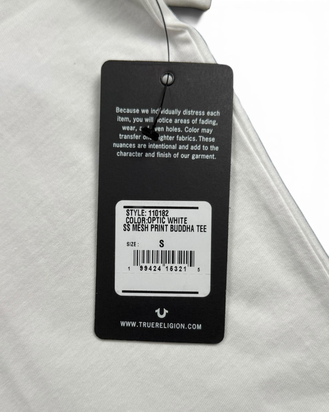 True Religion Los Angeles 2002 White Tee (S)