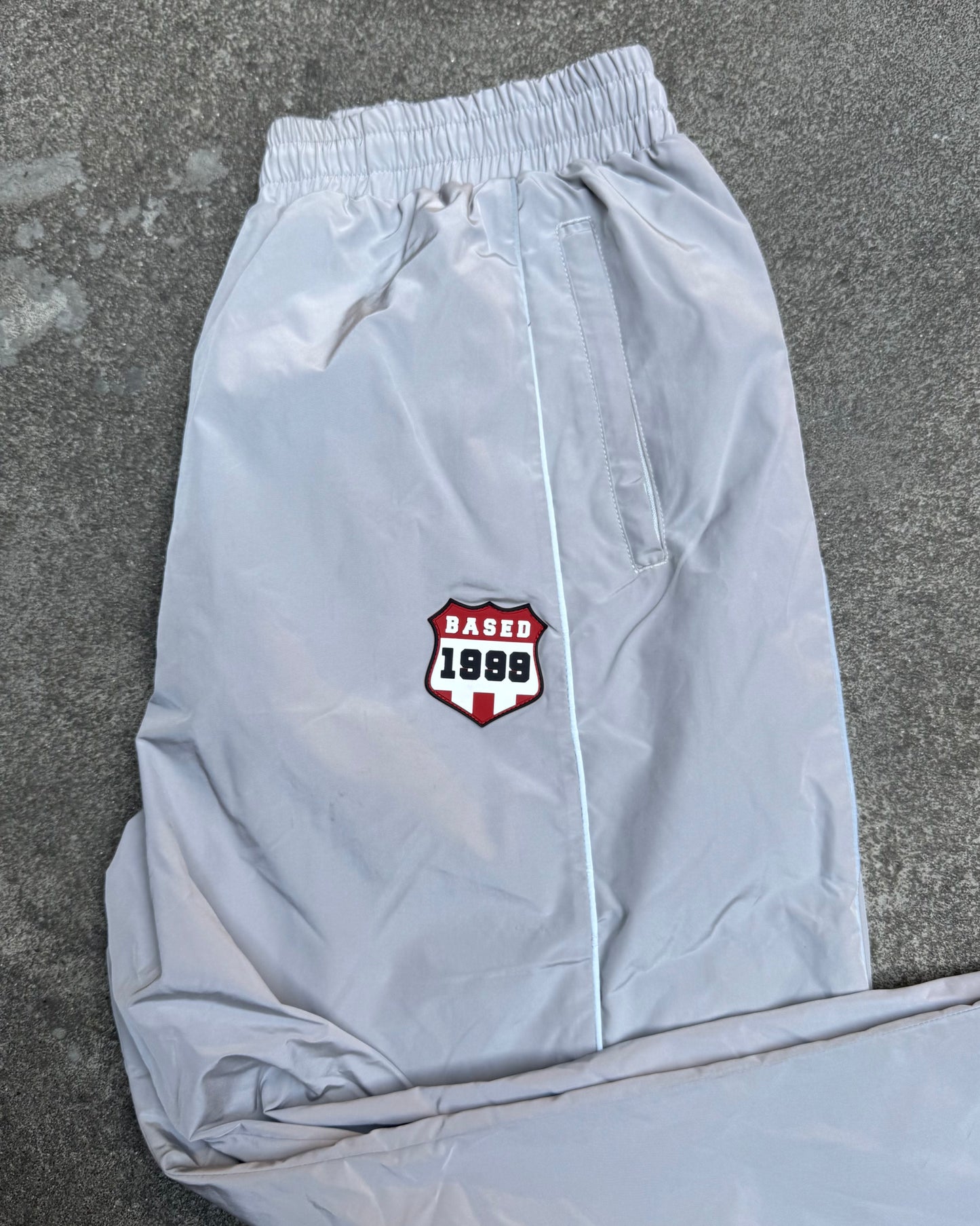 Track Pants 99Based Grey & Red (Small)
