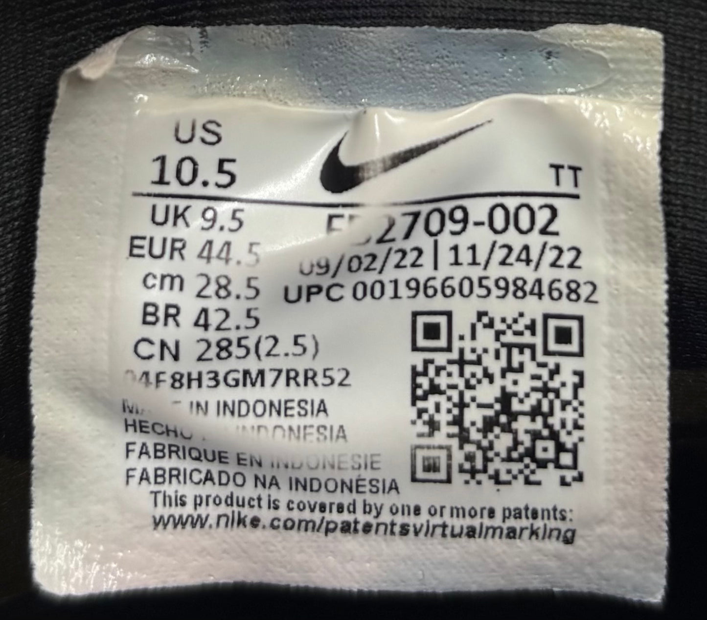 Nike Air Max 95 Corteiz Aegean Storm (44.5 EU / 9.5 UK)