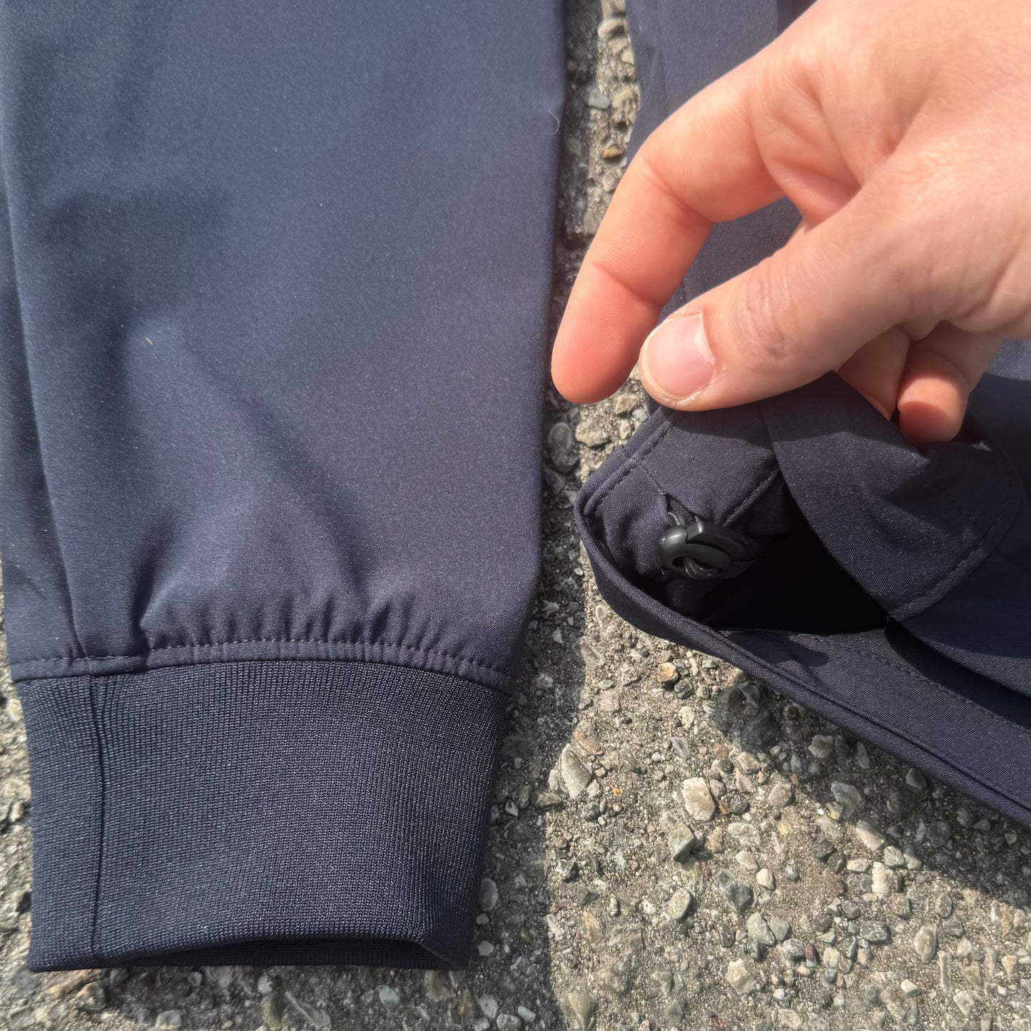 CP Company Blue Navy Shell-R Goggle Jacket (46)