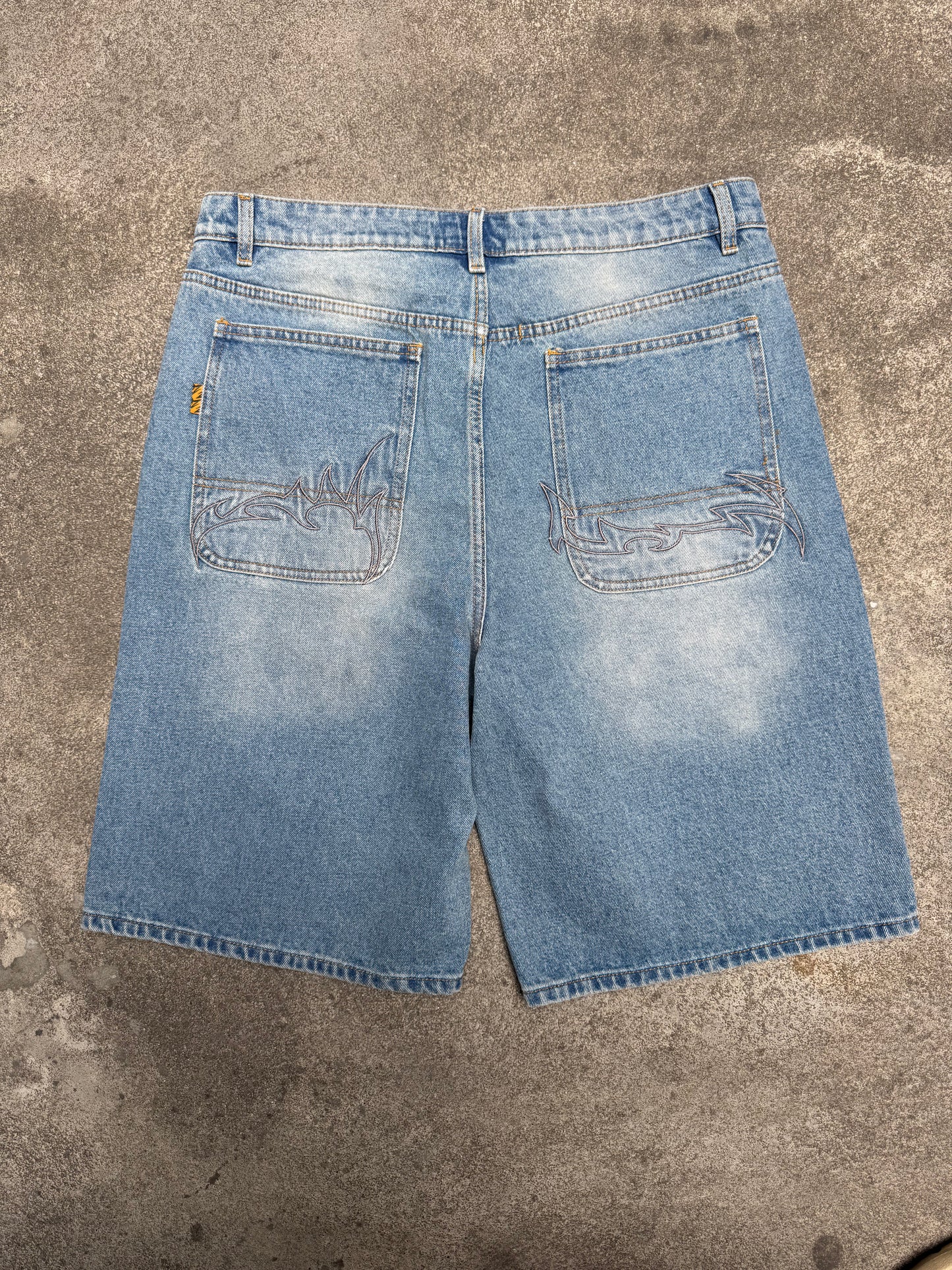 Side Art Denim Shorts (Large)