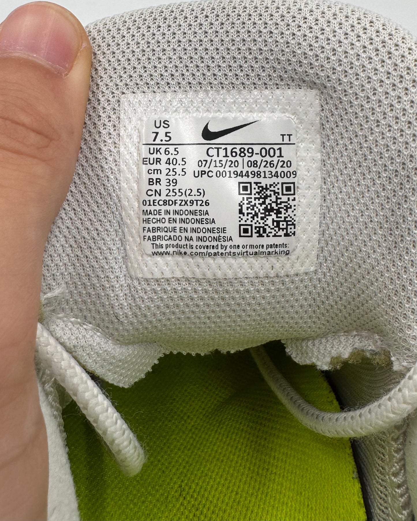 Nike Air Max 95 OG Neon 2020 (40.5 EU / 6.5 UK)