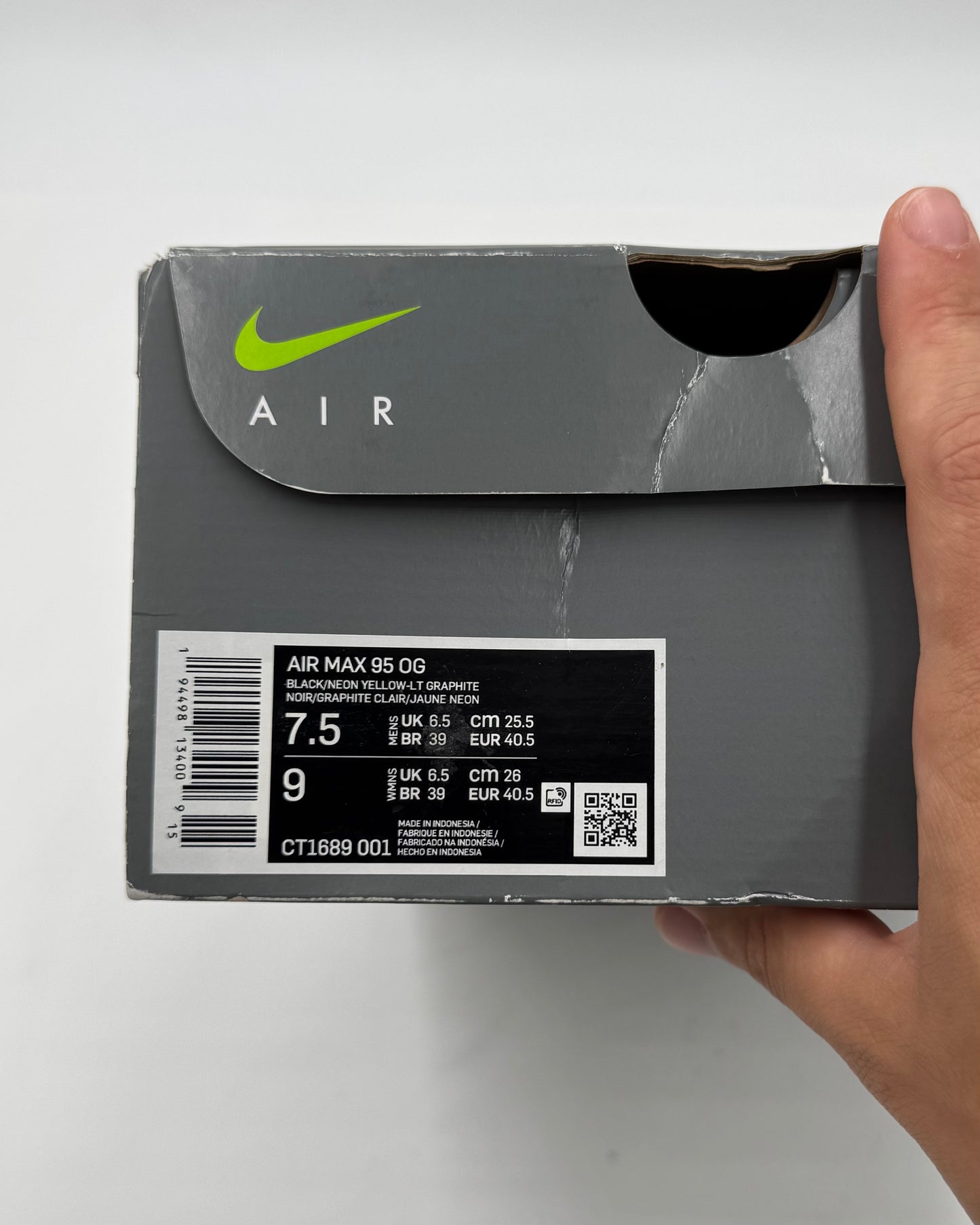 Nike Air Max 95 OG Neon 2020 (40.5 EU / 6.5 UK)