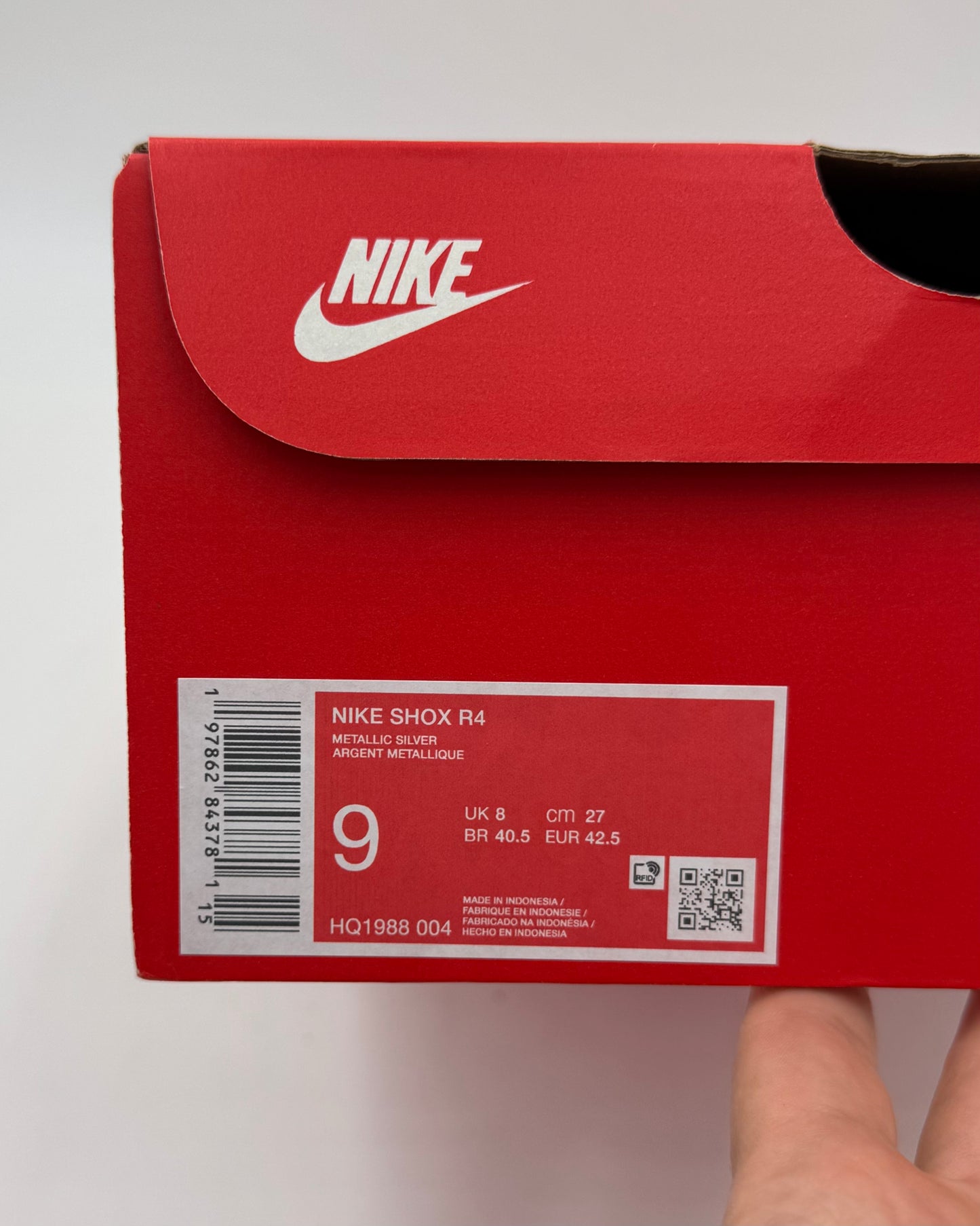 Nike Shox R4 Psychic Blue Silver (42.5 EU / 8 UK)
