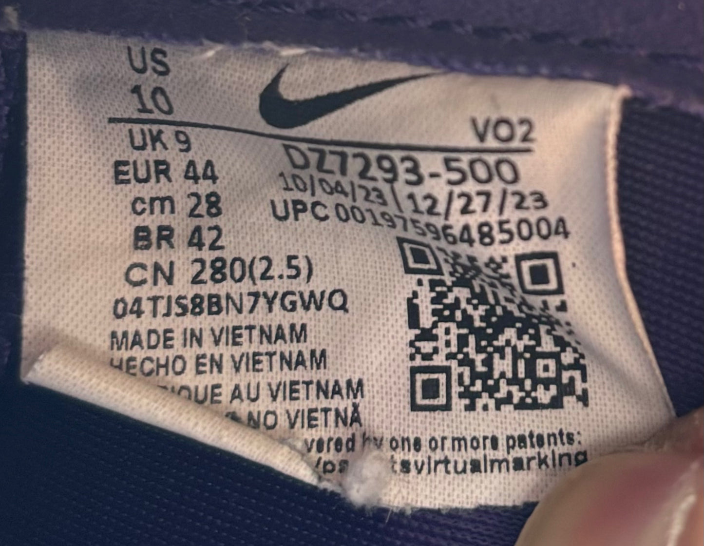 Nike Nocta Hot Step 2 Eggplant (44 EU / 9 UK)