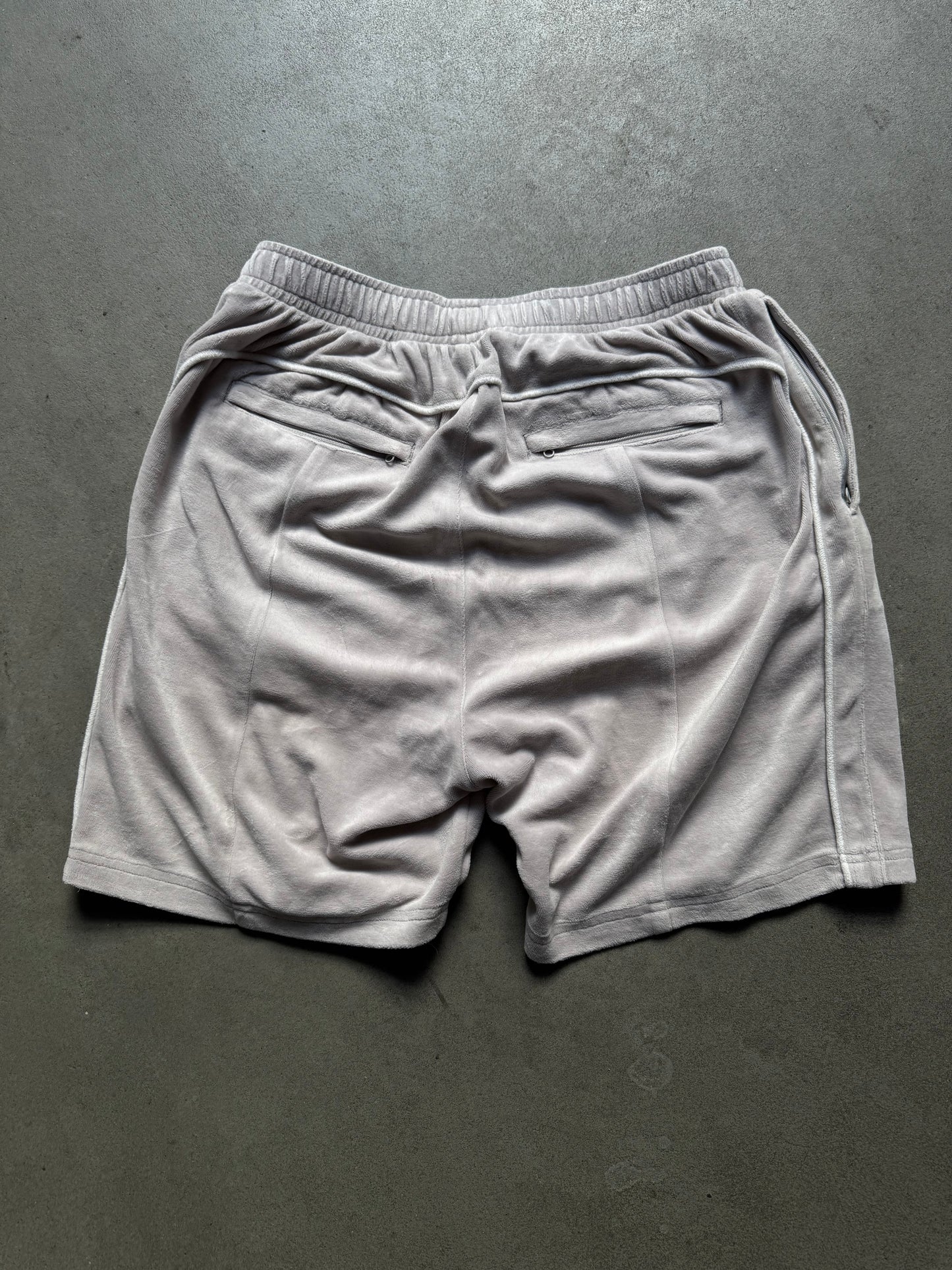 Pantaloncini Corteiz Uptown Velour Grey (Medium)