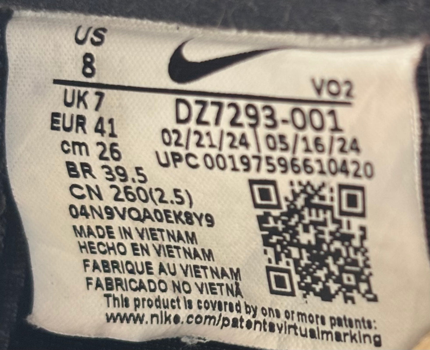 Nike Nocta Hot Step 2 Black (41 EU / 7 UK)