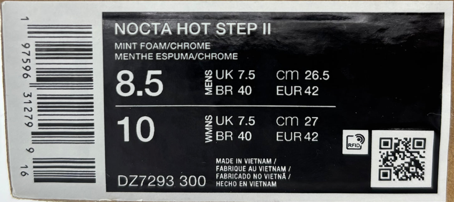 Nike Nocta Hot Step 2 Mint Foam (42 EU / 7.5 UK)
