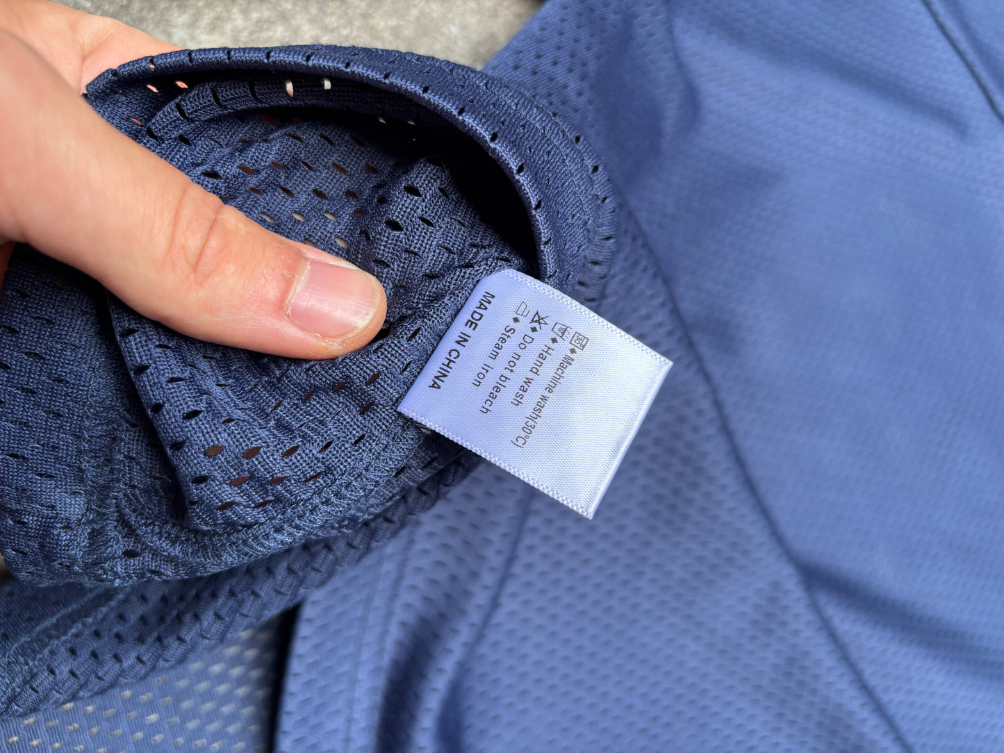EFFN Clothing Mesh Tee Blue (Medium)