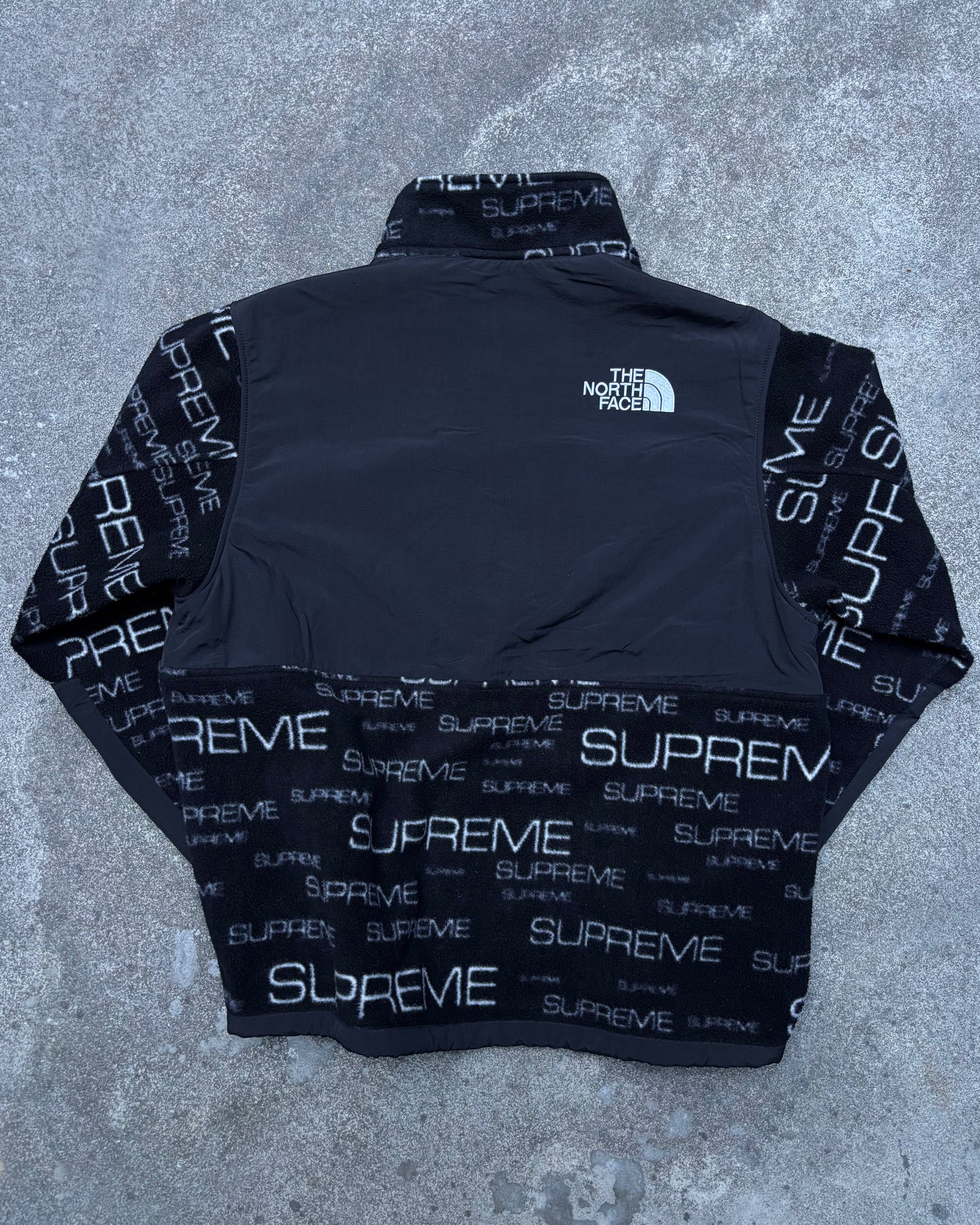 Supreme The North Face Steep Tech Fleece Jacket Black (Medium)