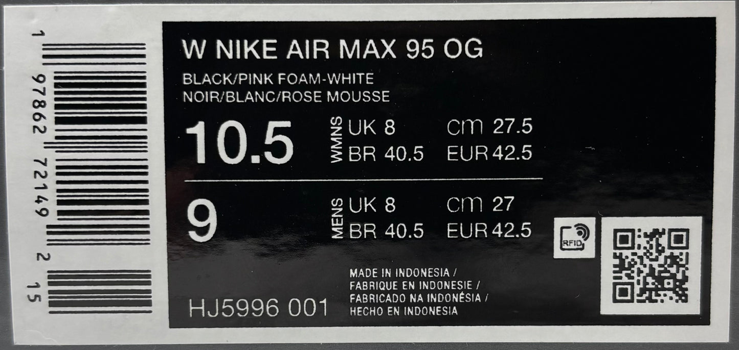 Nike Air Max 95 OG Pink Foam (42.5 EU / 8 UK)