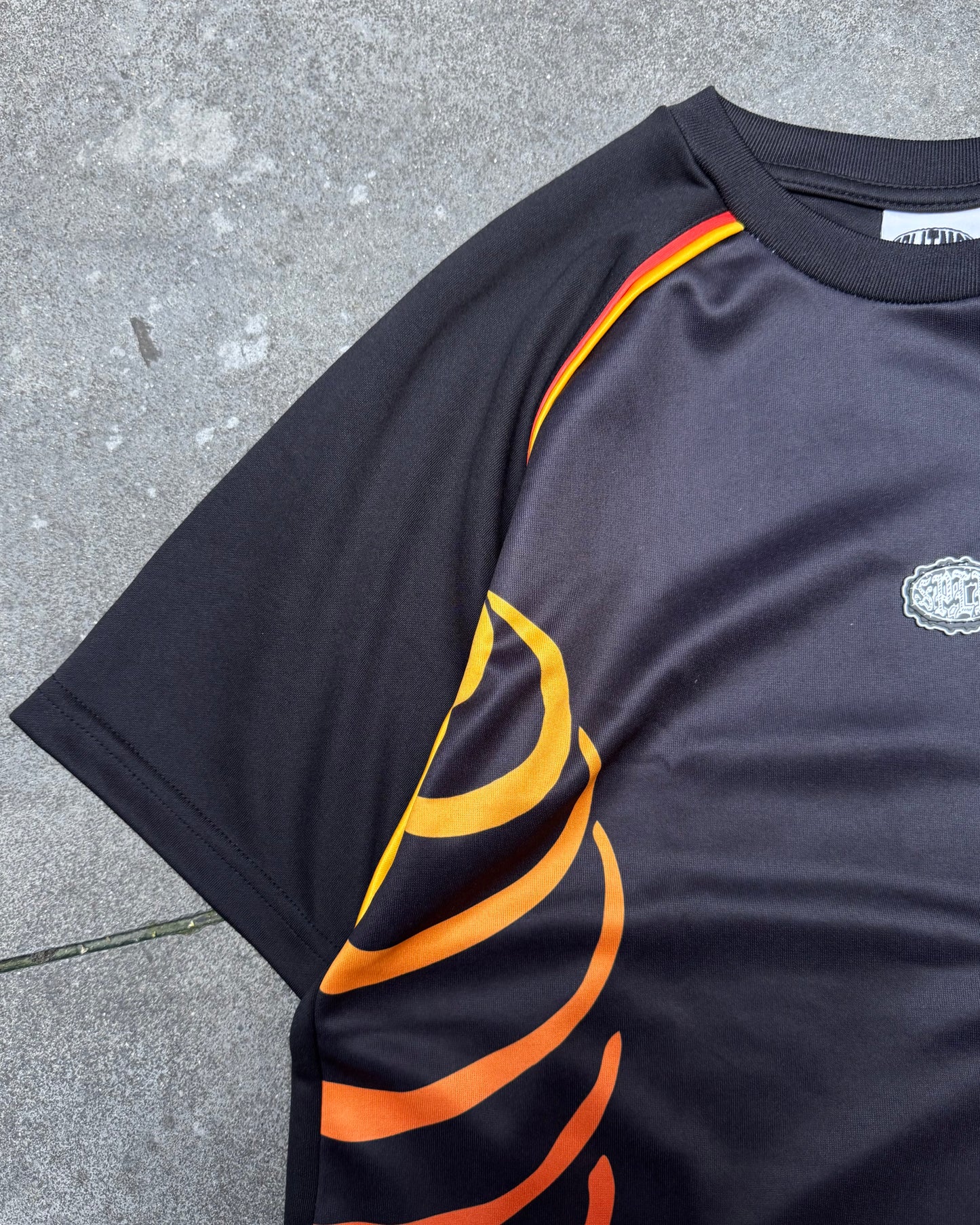 Orange Waves T-Shirt Splitmcr (Small)