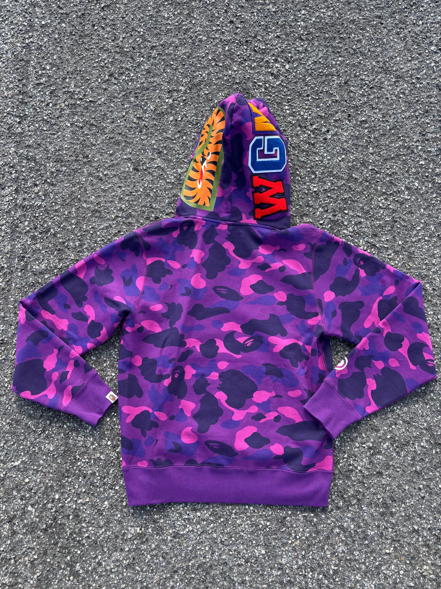 Bape Purple Shark Hoodie (M)