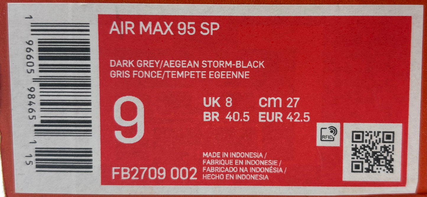 Nike Air Max 95 Corteiz Aegean Storm (42.5 EU / 8 UK)