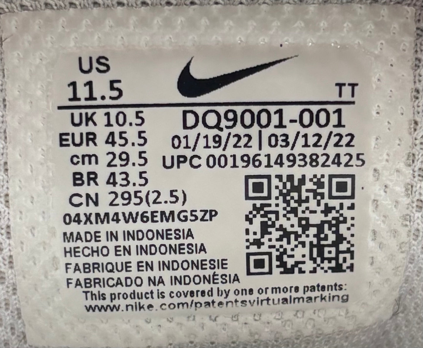 Nike Air Max 95 Dark Beetroot (45.5 EU / 10.5 UK)