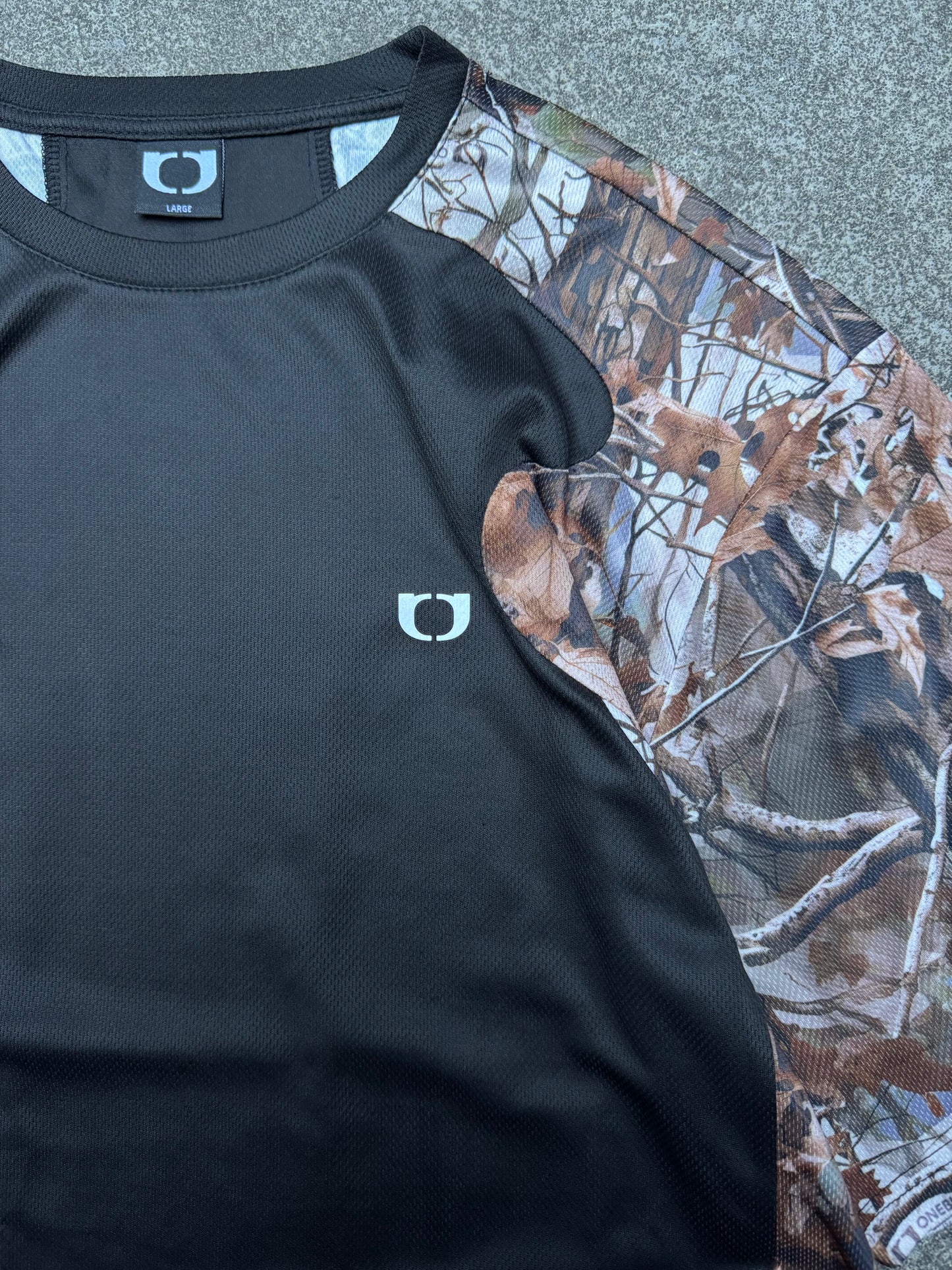 One Block Down Real Tree Soccer Tee (Large)