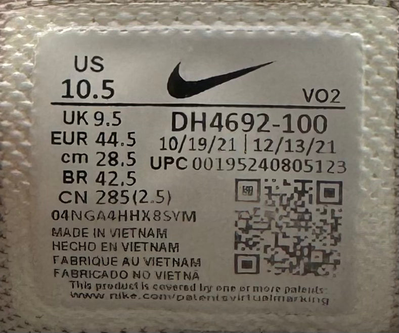 Nike Nocta Hot Step Terra White (44.5 EU / 9.5 UK)