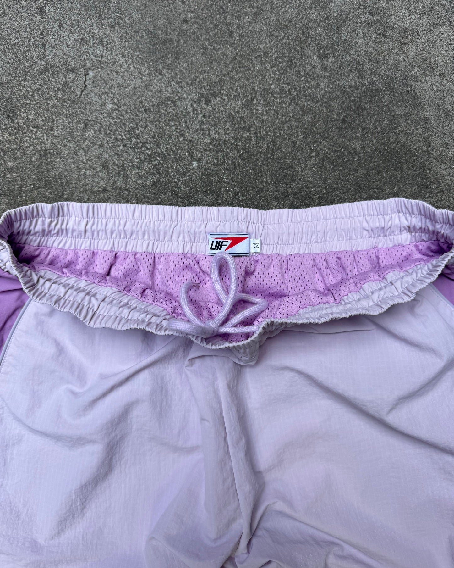 Up in Flames Shell Track Pants Lilac (Medium)