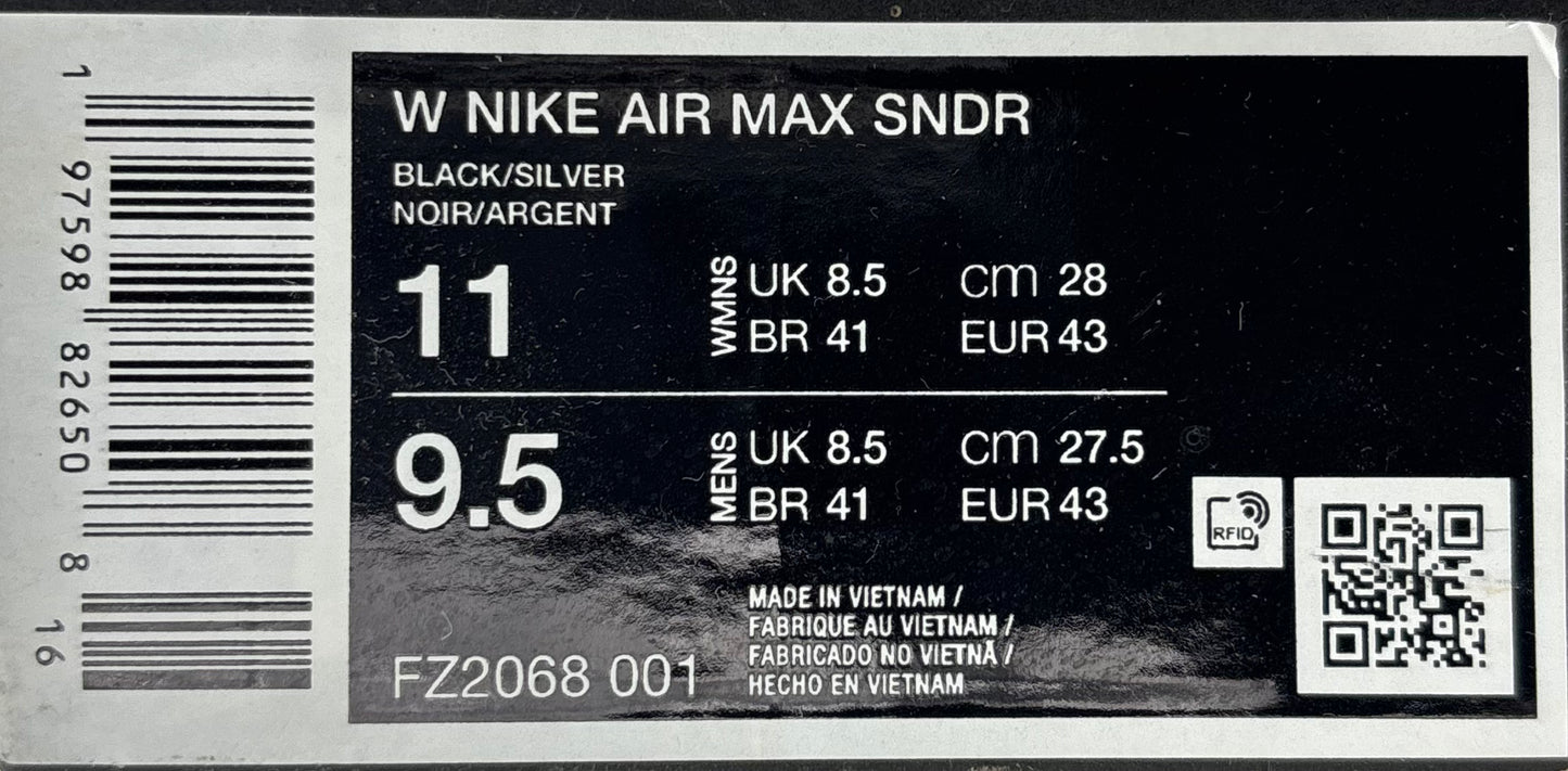 Nike Air Max SNDR Goretex Black (43 EU / 8.5 UK)