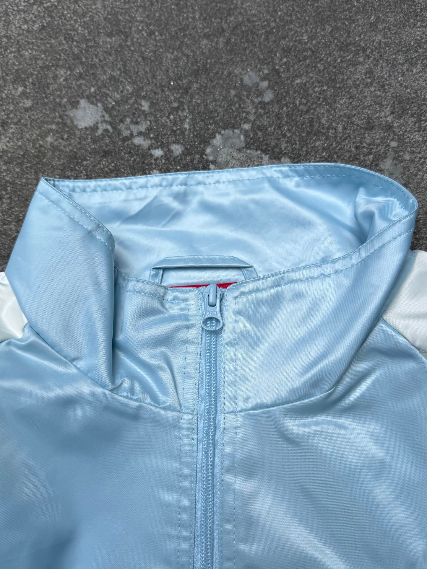 Supreme Satin Track Jacket Light Blue (Medium)