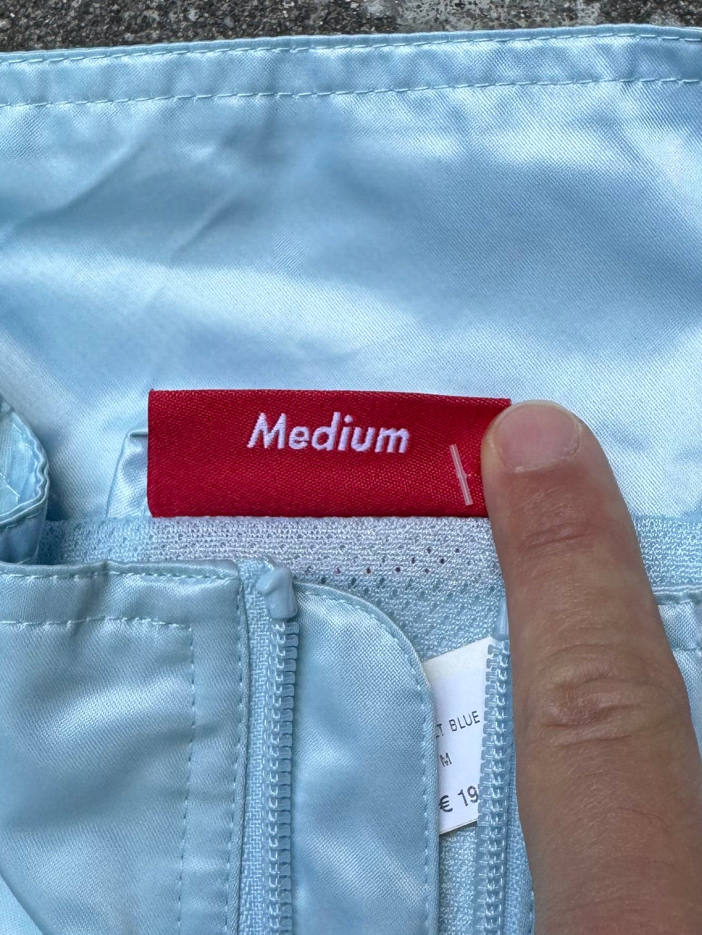 Supreme Satin Track Jacket Light Blue (Medium)