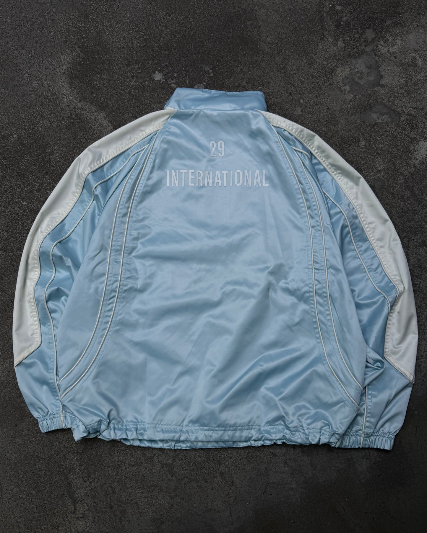 Supreme Satin Track Jacket Light Blue (Medium)