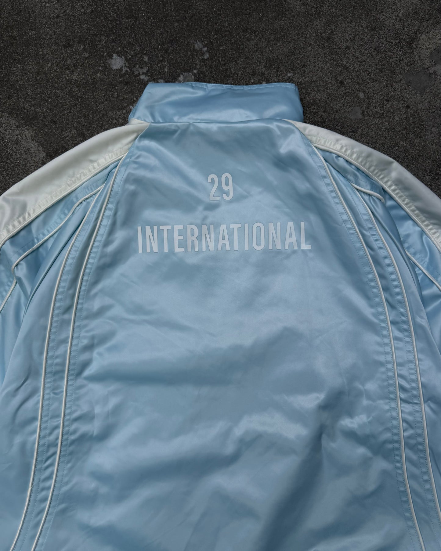 Supreme Satin Track Jacket Light Blue (Medium)
