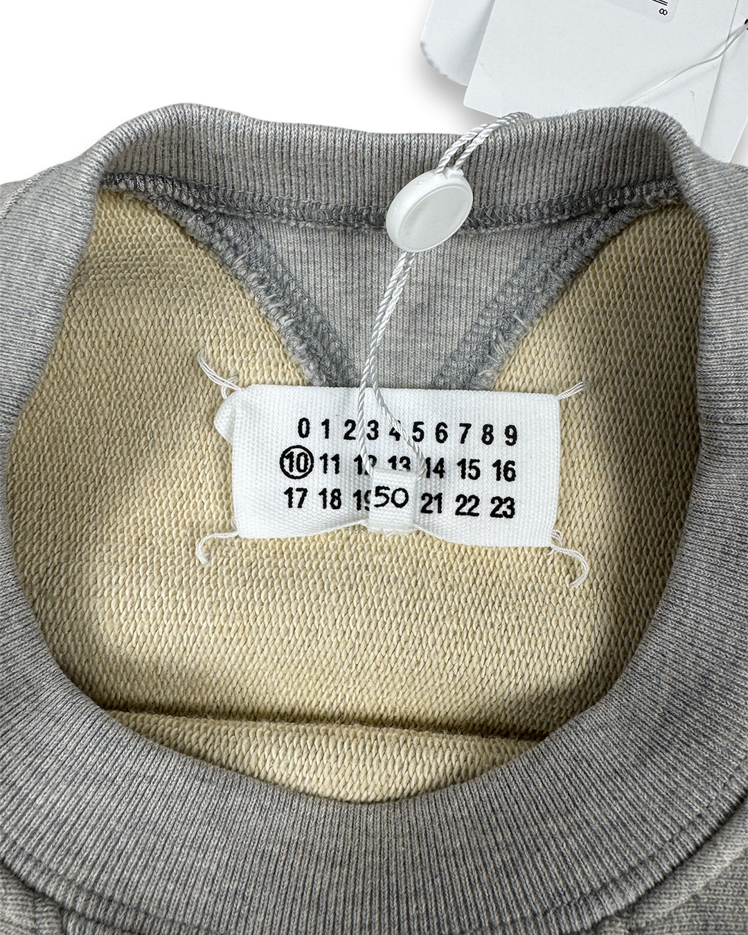 MM6 Maison Margiela Grey Sweater boxy fit (Medium)