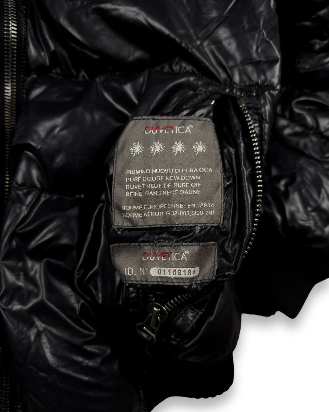 Duvetica Double-Faced Puffer Down Jacket Burgundy & Black (Medium)