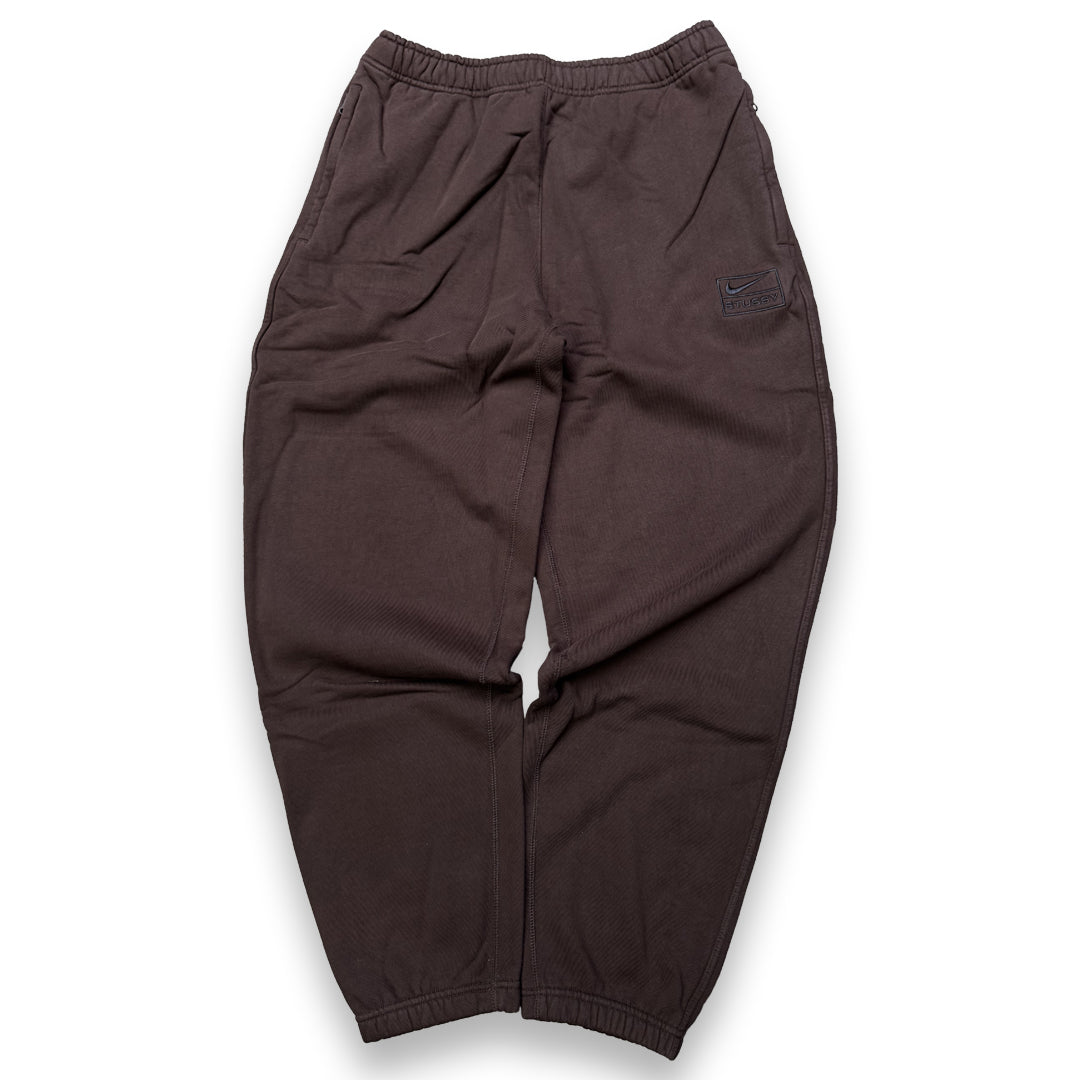 Nike Stussy Washed Brown Joggers (Medium/Large)