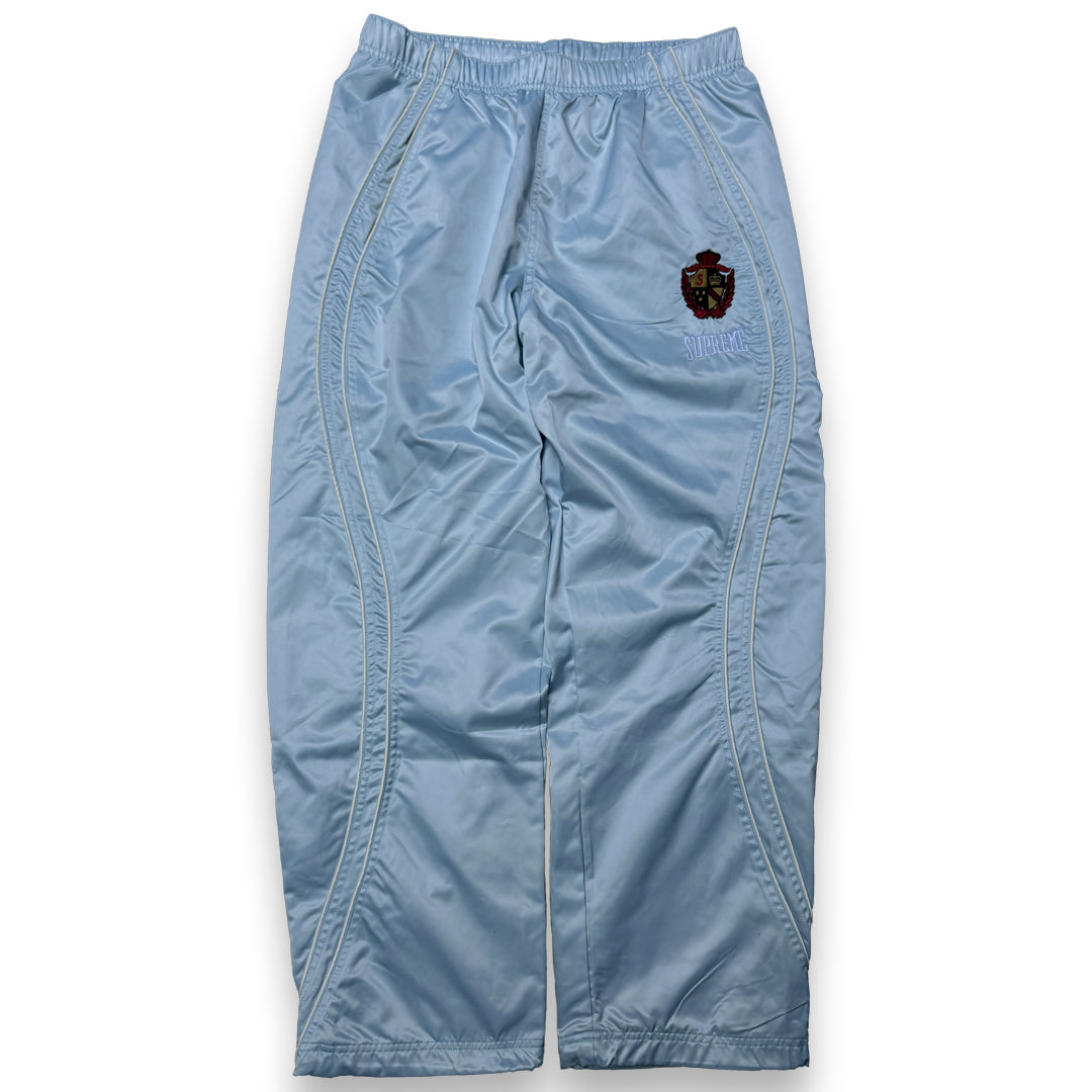 Supreme Satin Track Pants Light Blue (Medium)